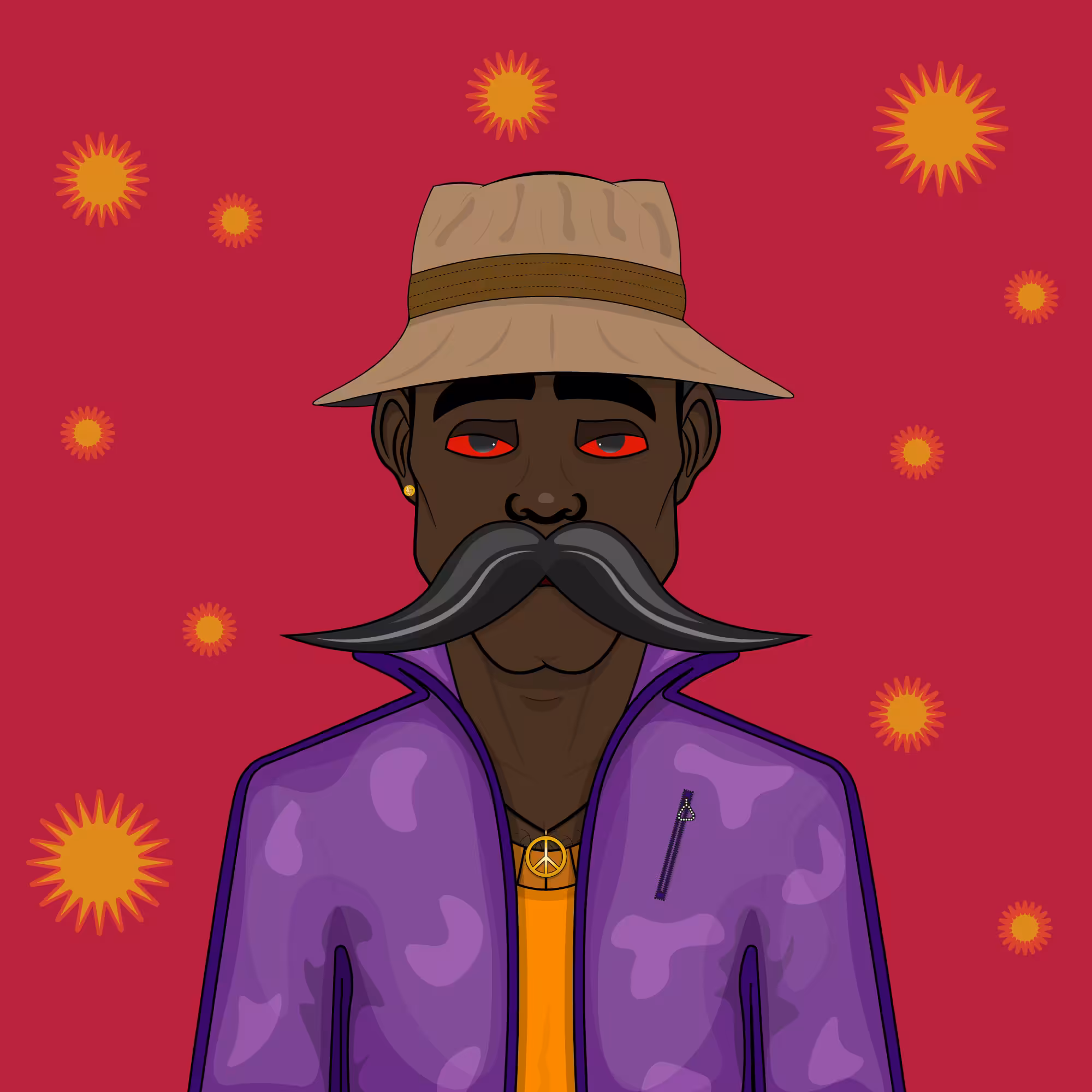 Mustachioed #115