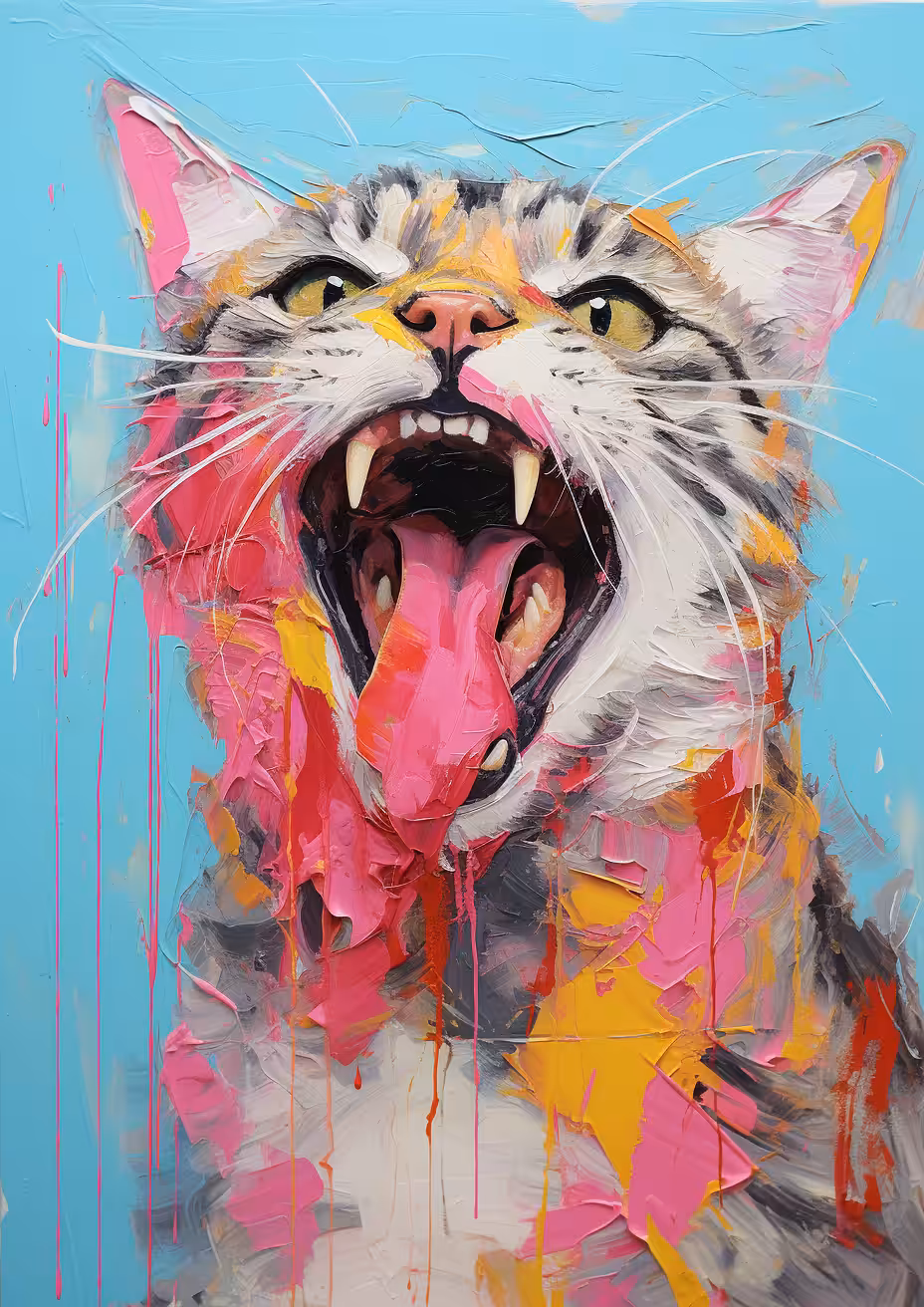 Meowing