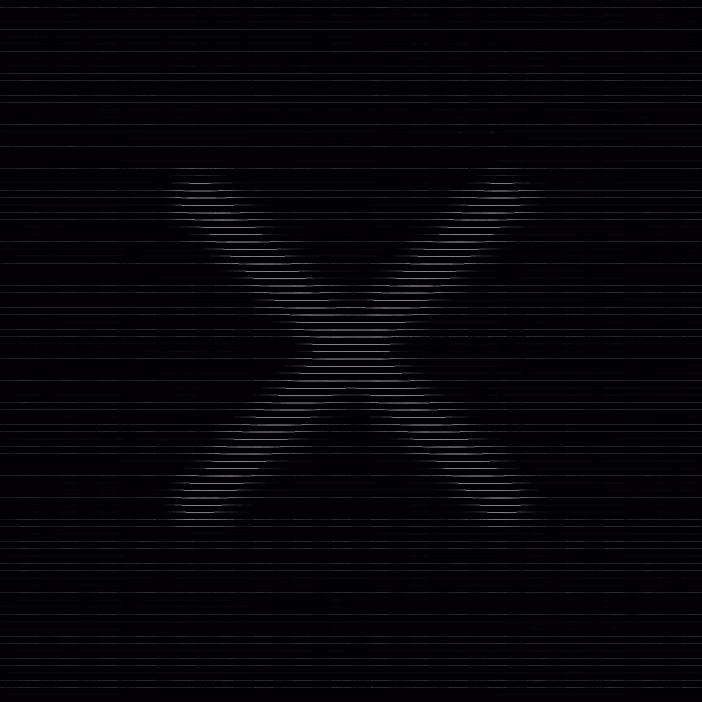 Cross of Pulsing Lines