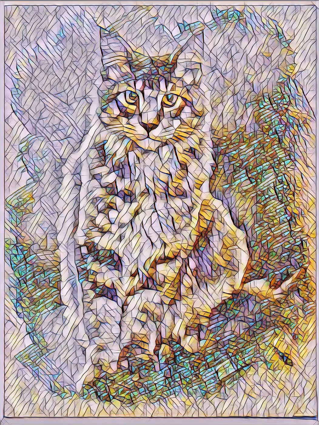 Mosaic cat [animals series] 