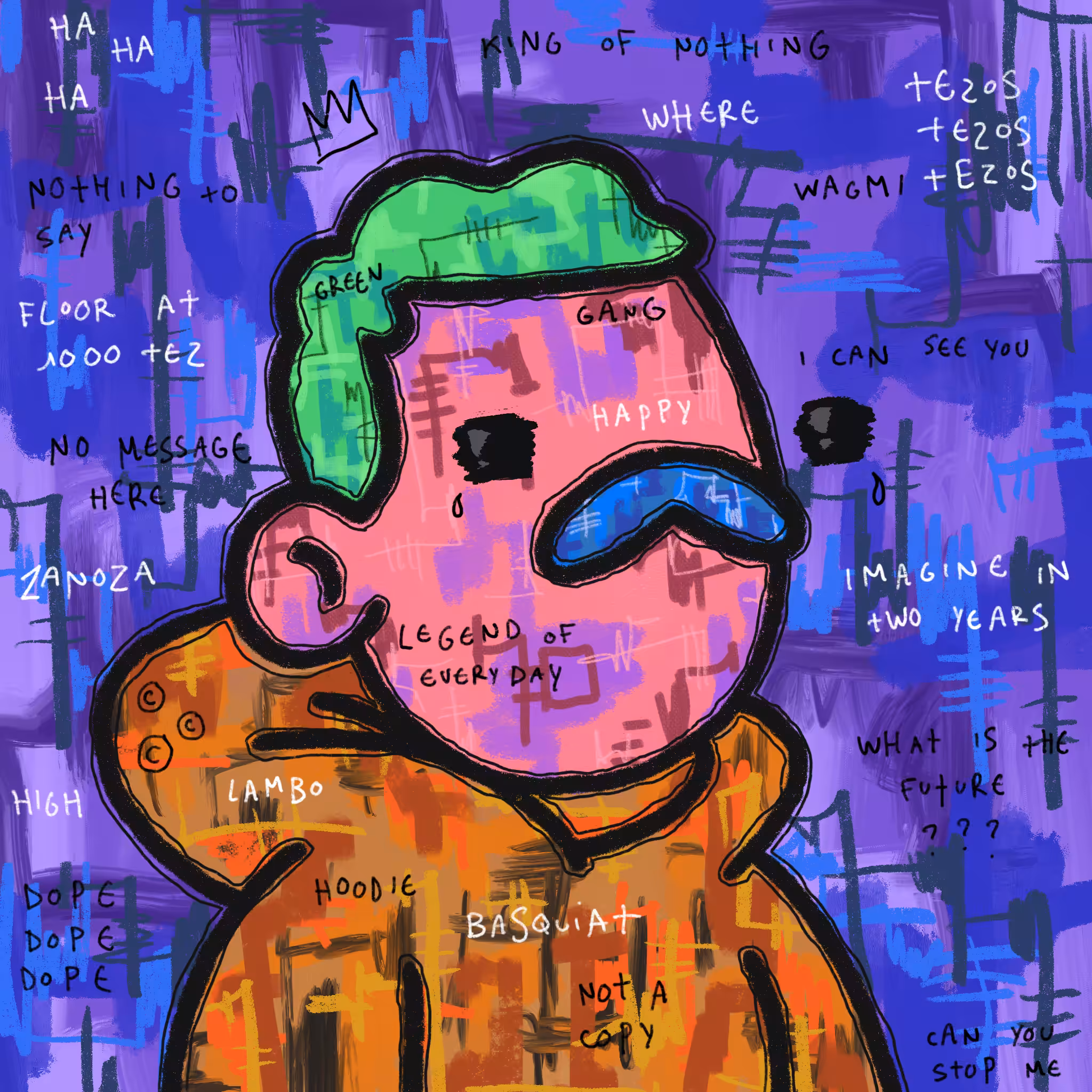 Doodlesquiat #86