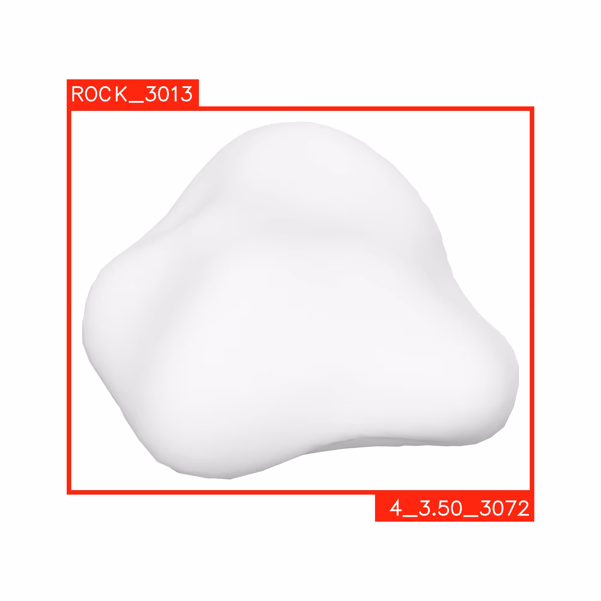 UNSHADED ROCKS: ROCK 3013