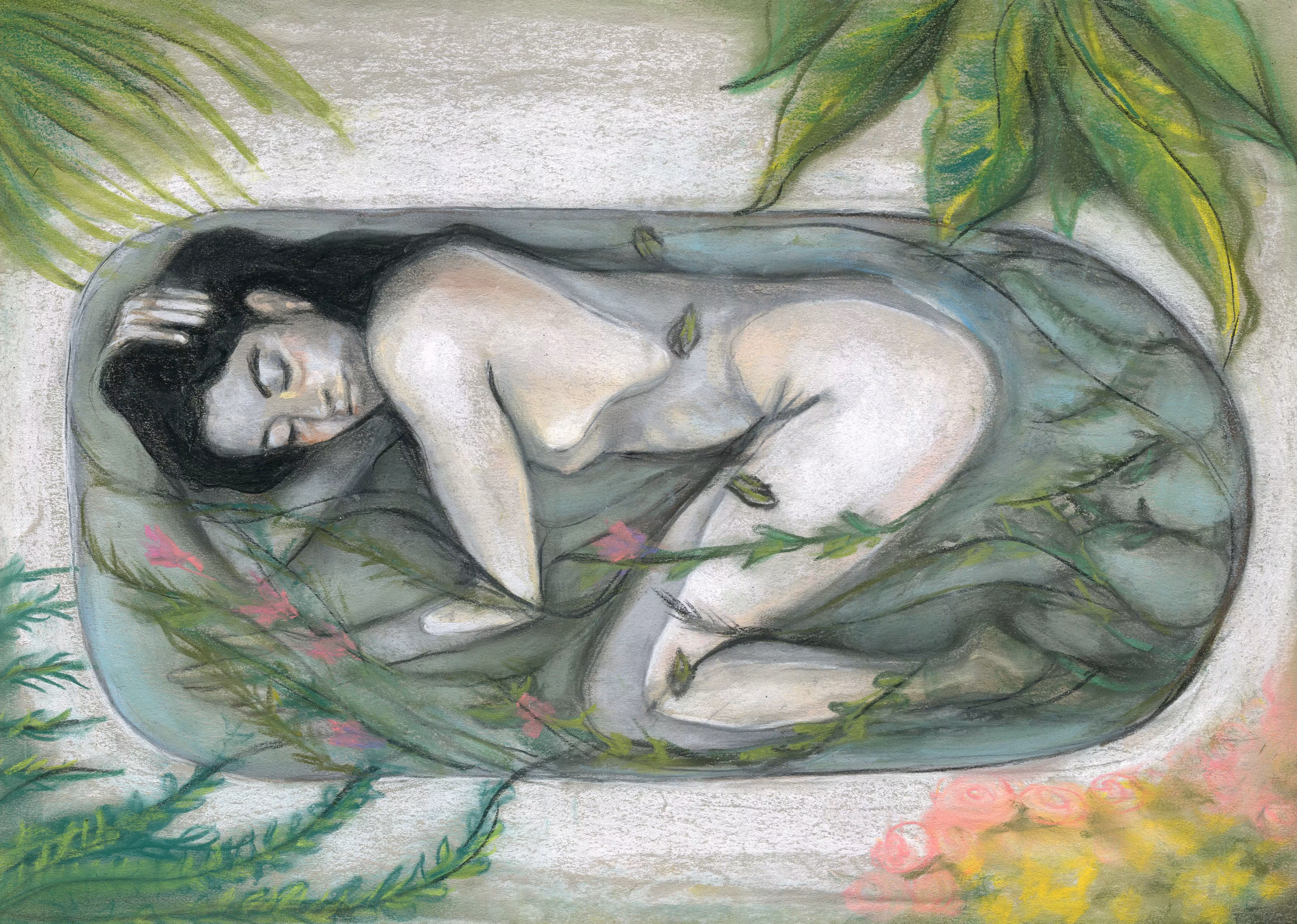 Ophelia in the Bath #7