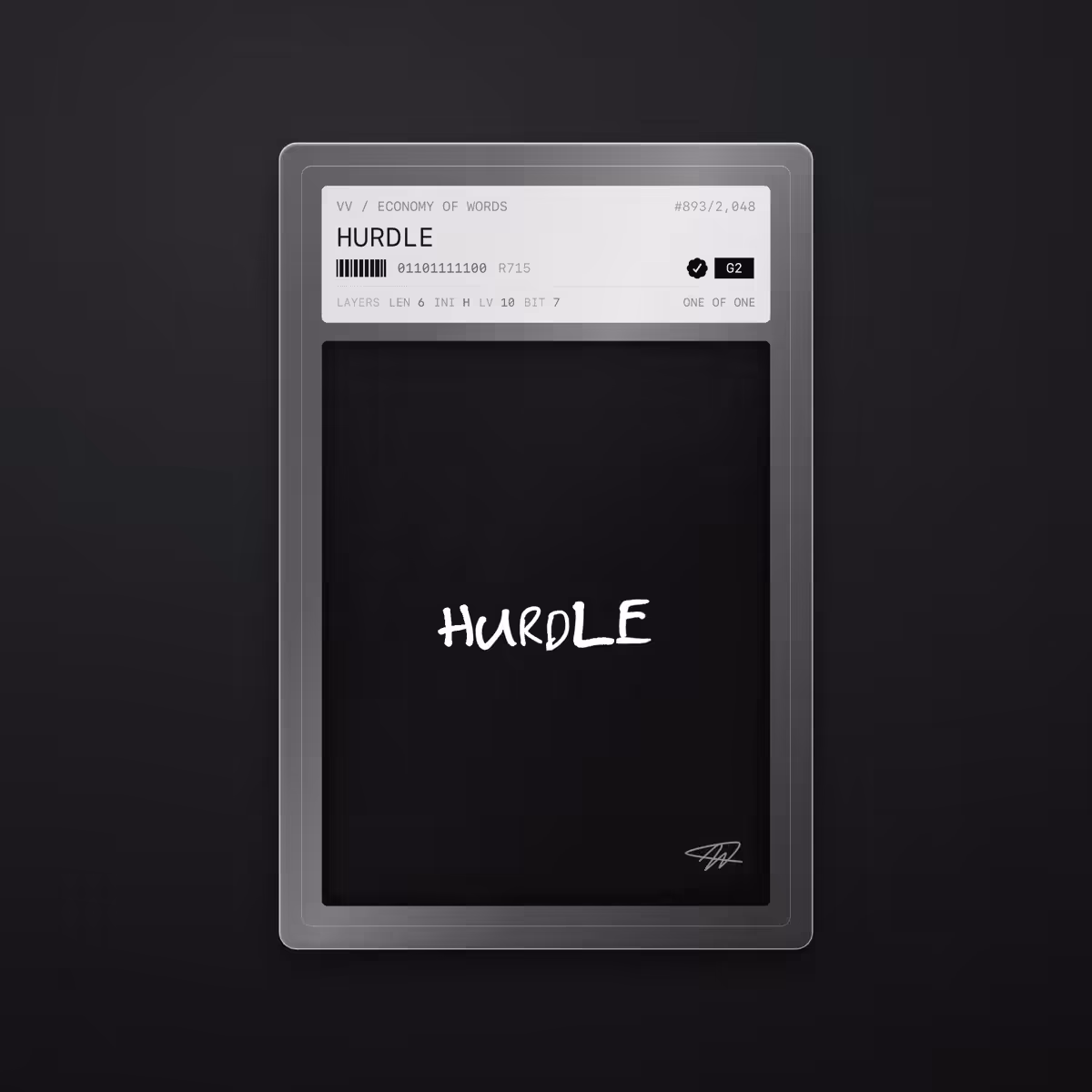 HURDLE · #893