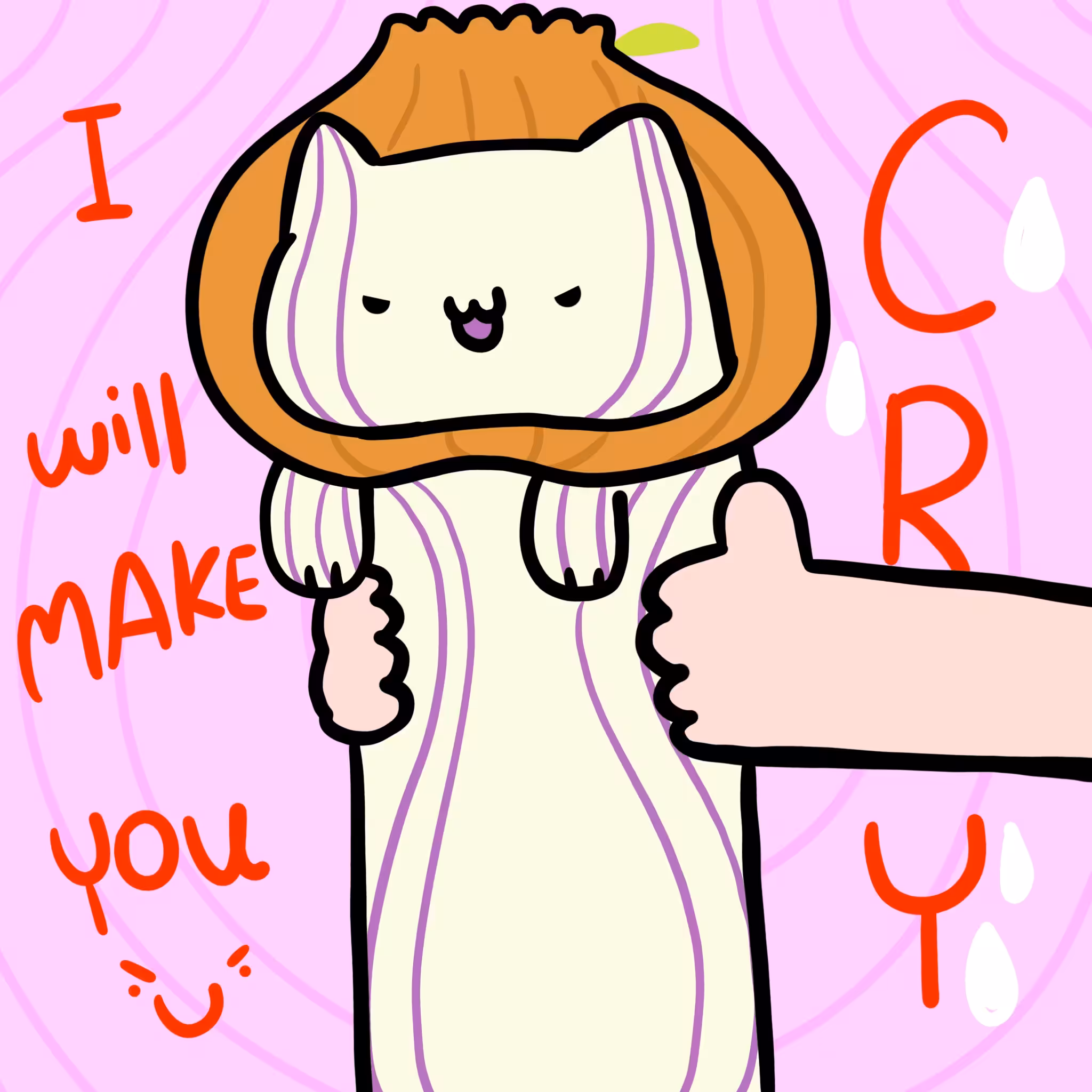 Long long onion cat #215