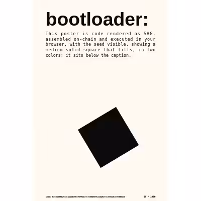 bootloader: selfie #55