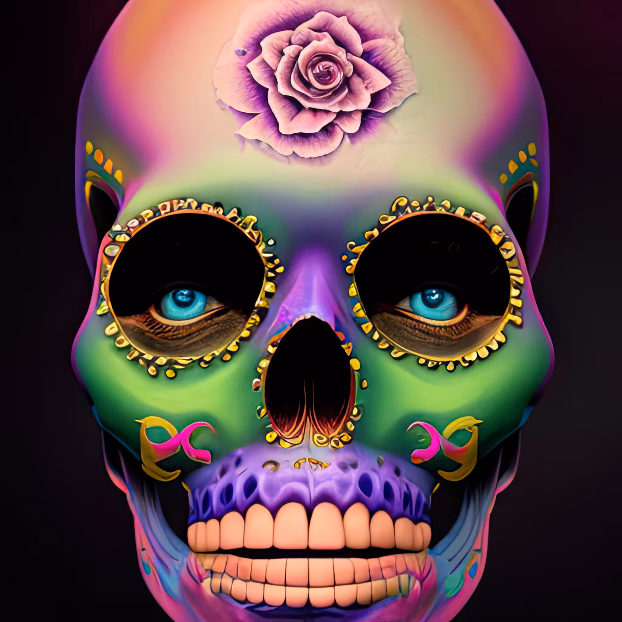 Head Case - A Color Study: Head Case #106