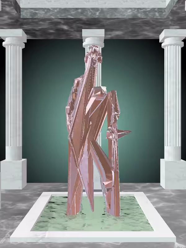 HeavenComputer: The Fragmented Indifferent Rosy Shimmer Woman #6147