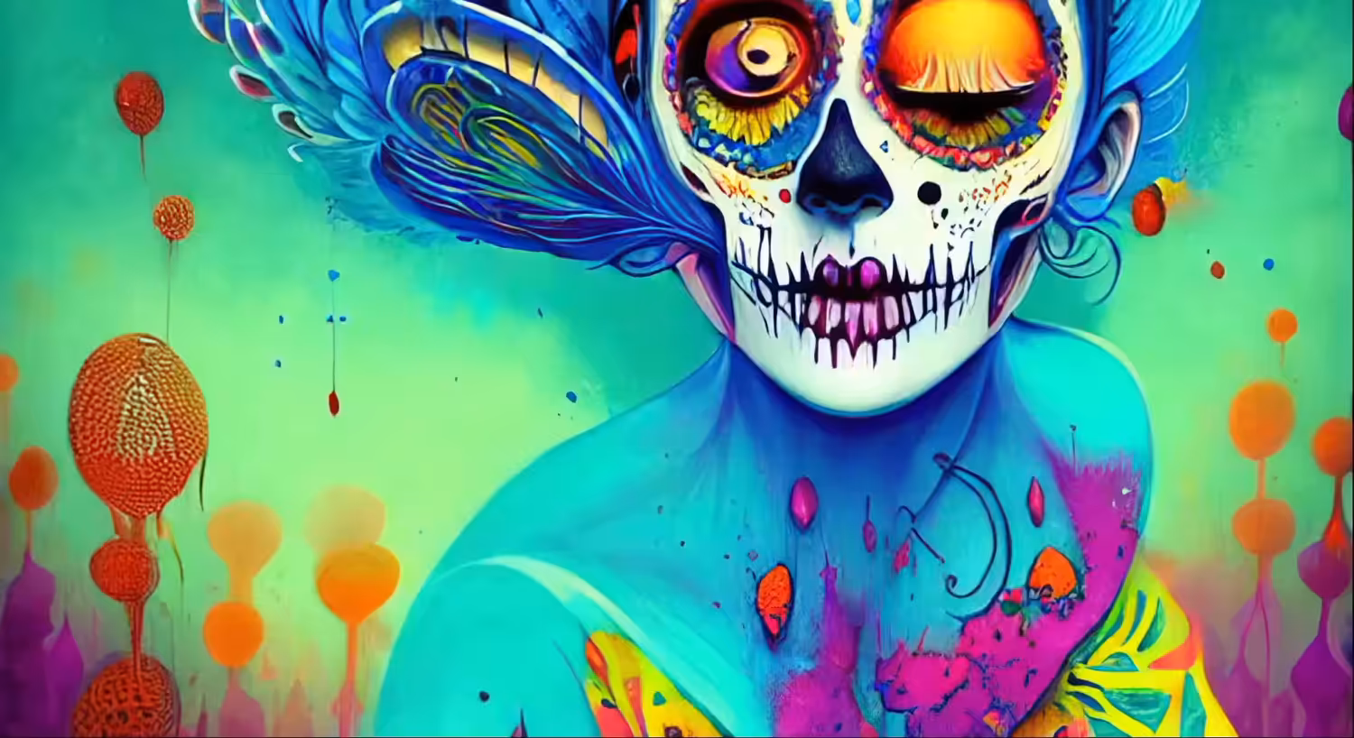 La noche de los muertos en el mundo entintado - The night of the dead in the inked world