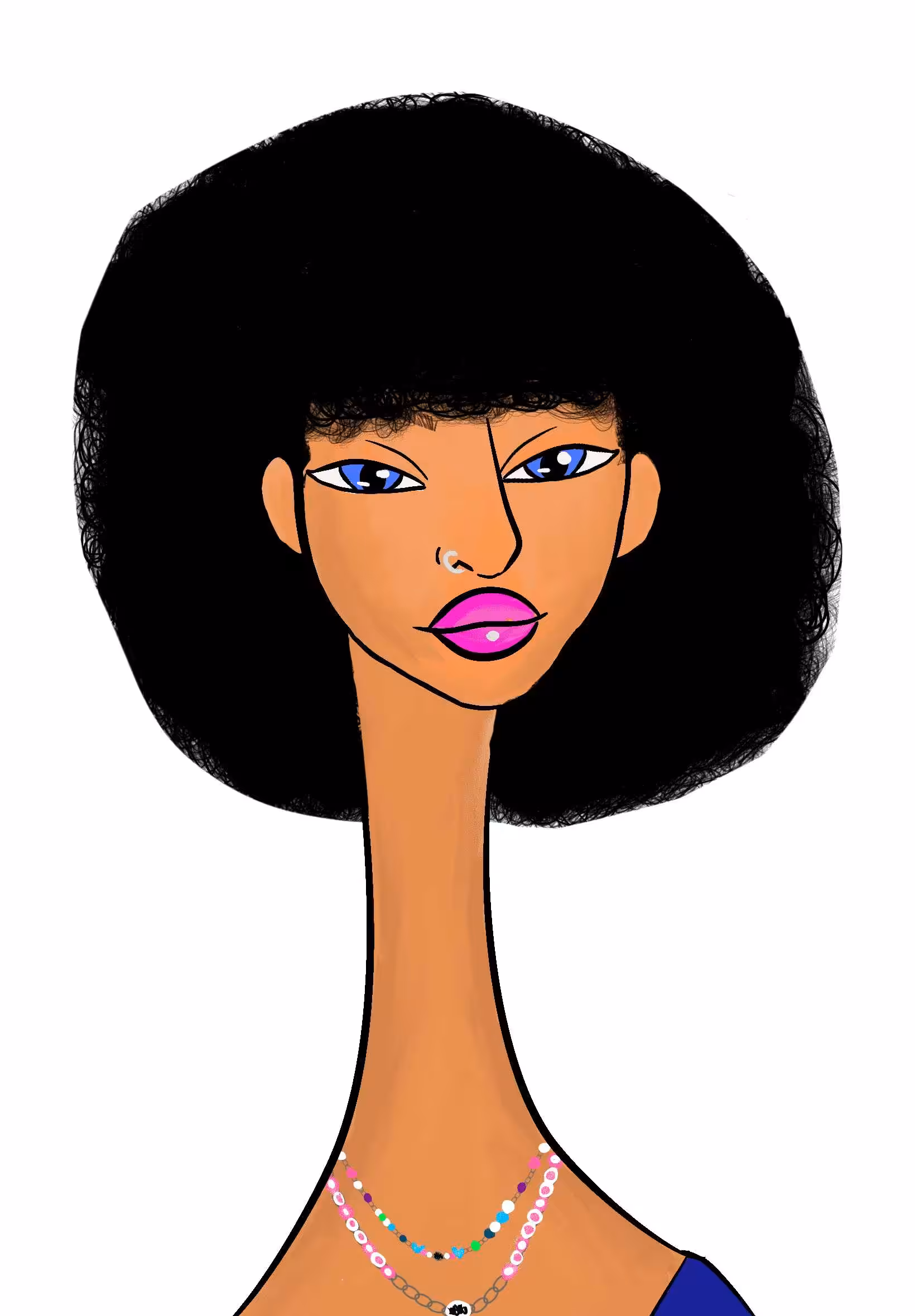 Long Neckie Ladies: Long Neckie Lady #2031