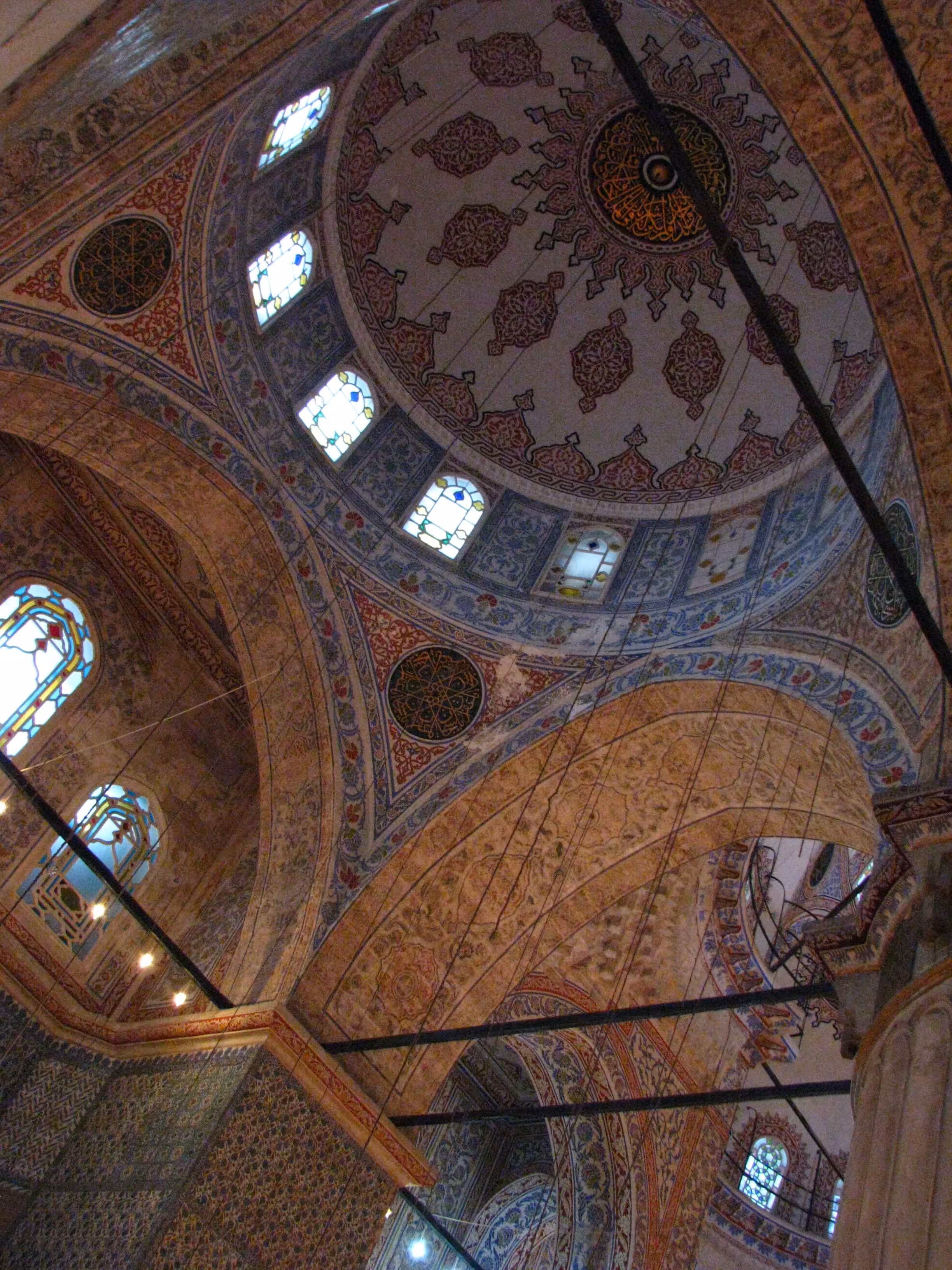 blue mosque tile interior