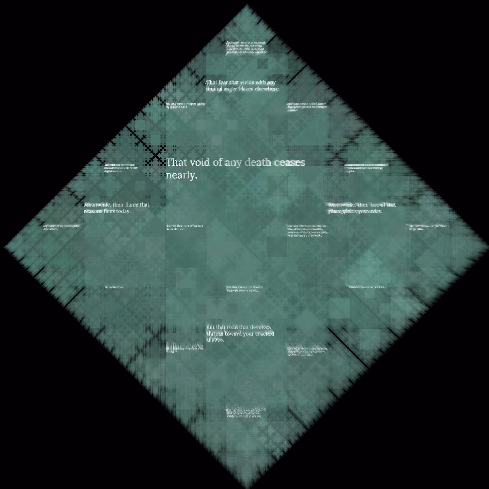 Diamond Fractal Fire #72