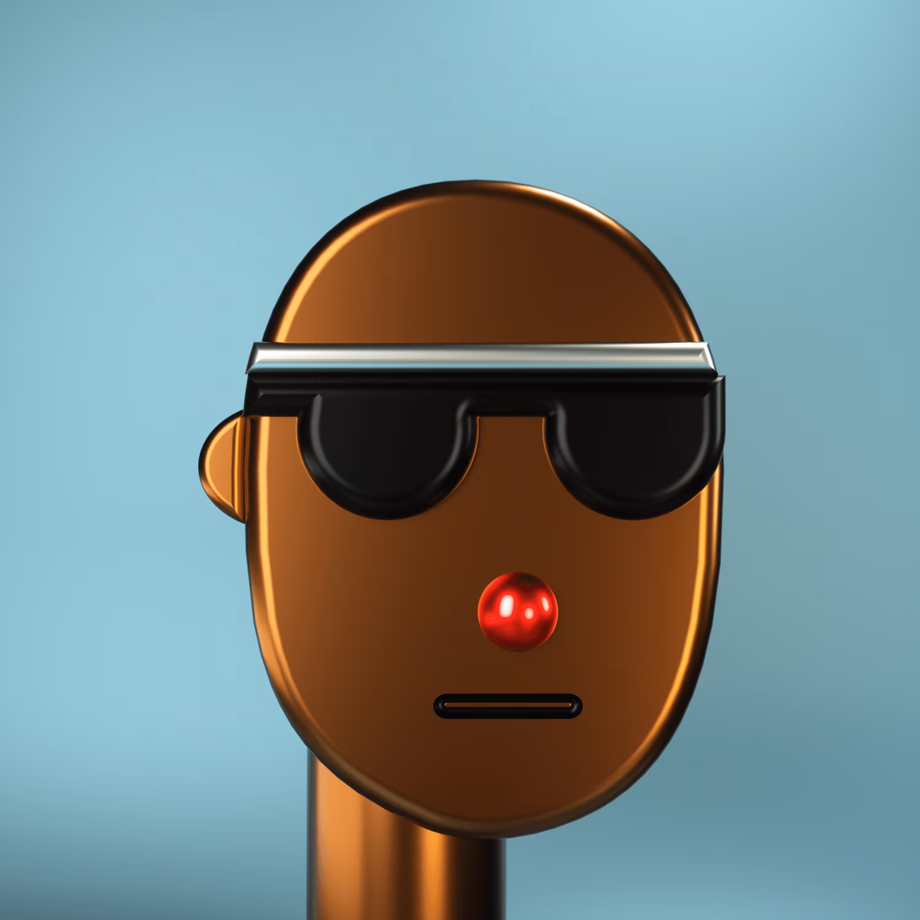 3D Chrome Punks: 3D Chrome Punk #0267