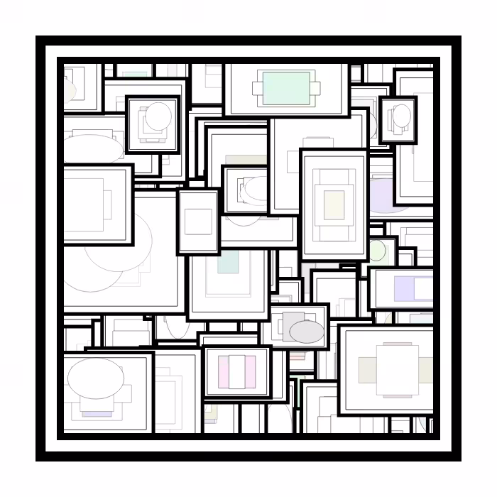 "enclosed in a frame" #2