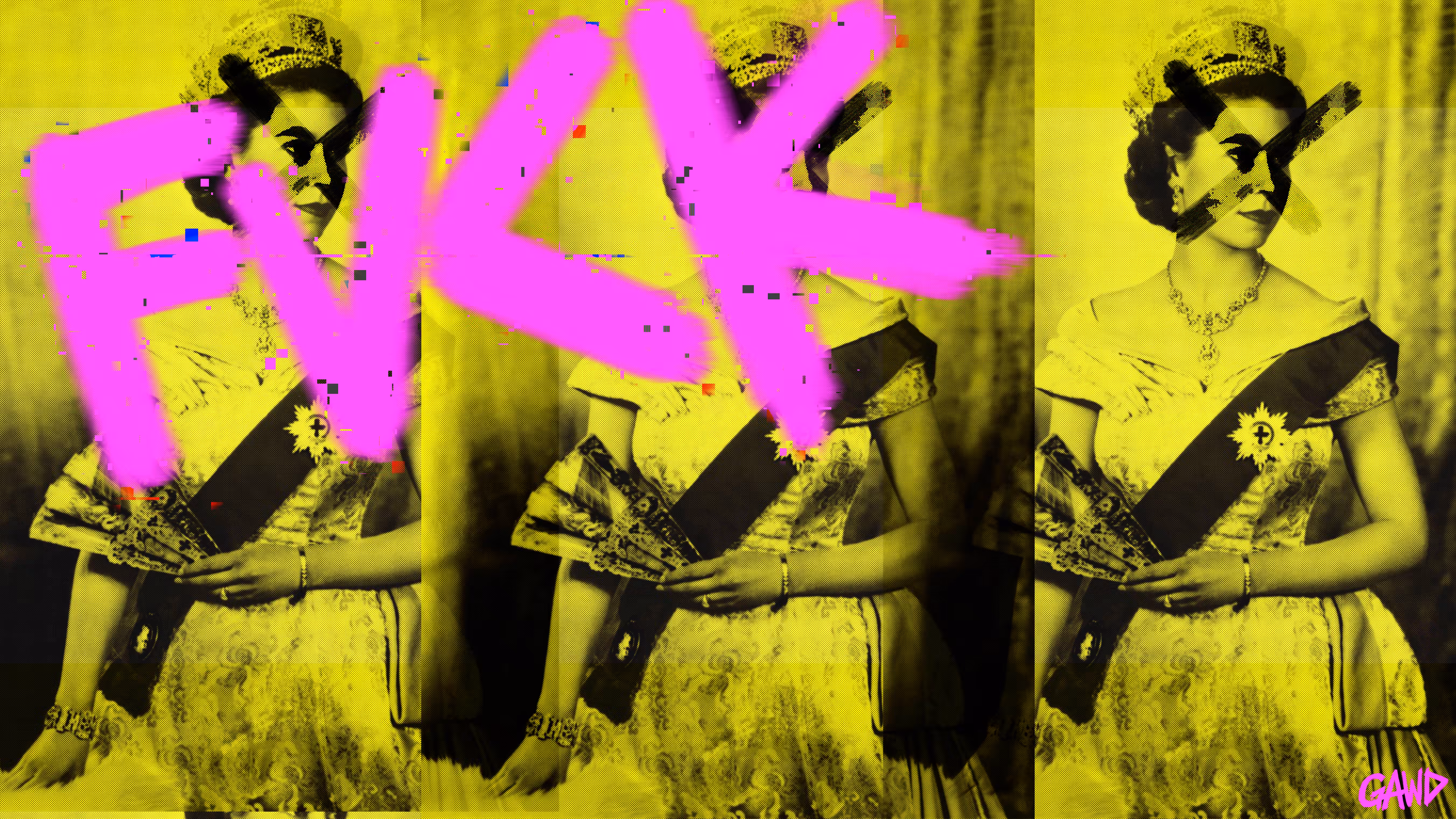 FVCK THE SYSTEM (YELLOW STILL FRAME #1)