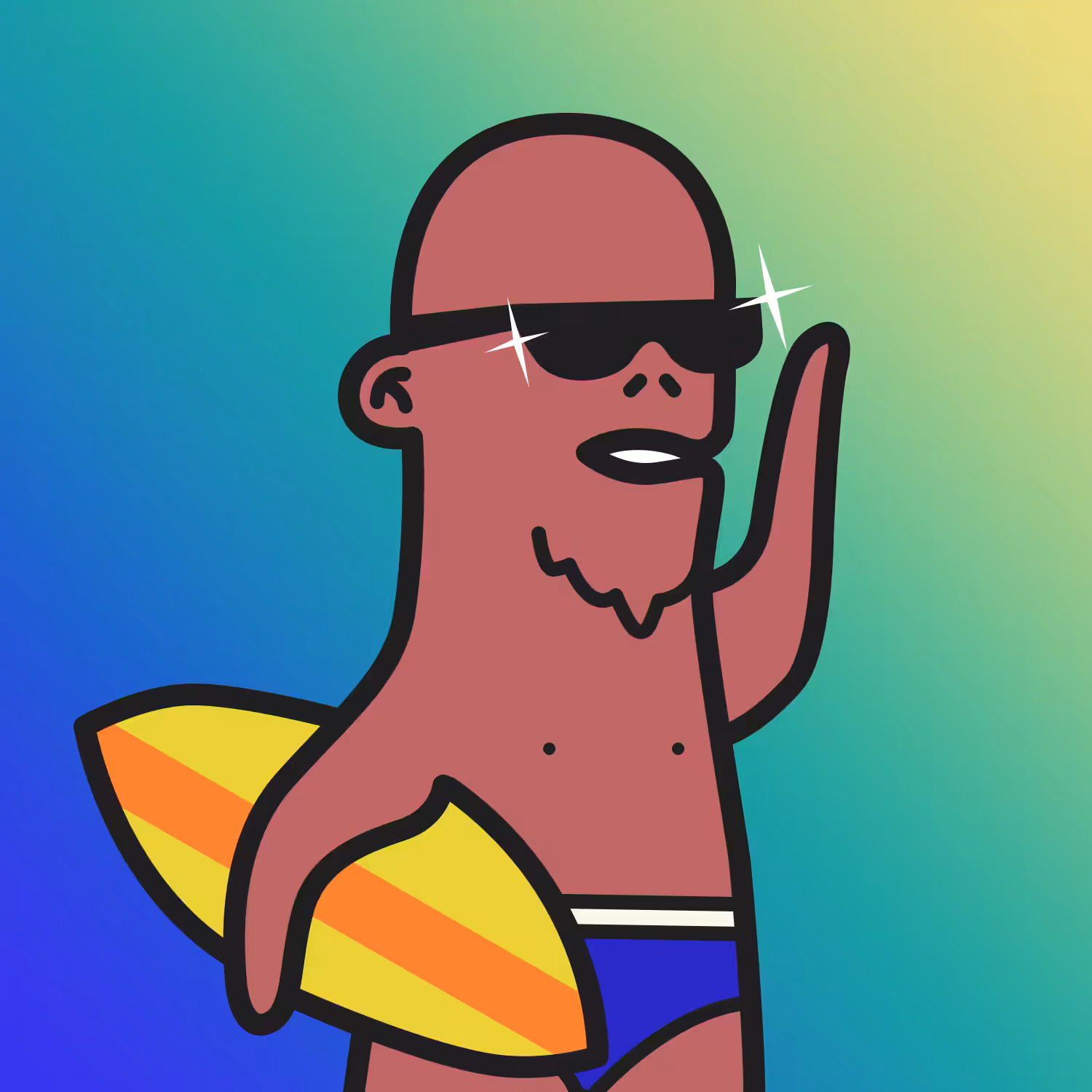 1/1 Old Chap #3 Surfer