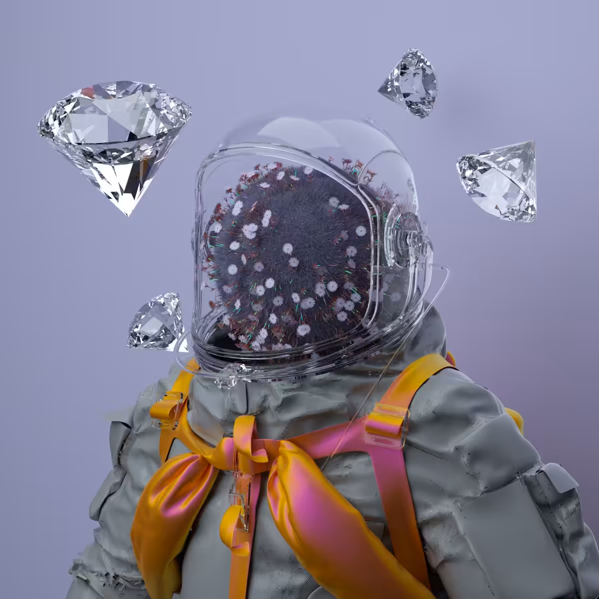 Portrait photograph from space man No.29