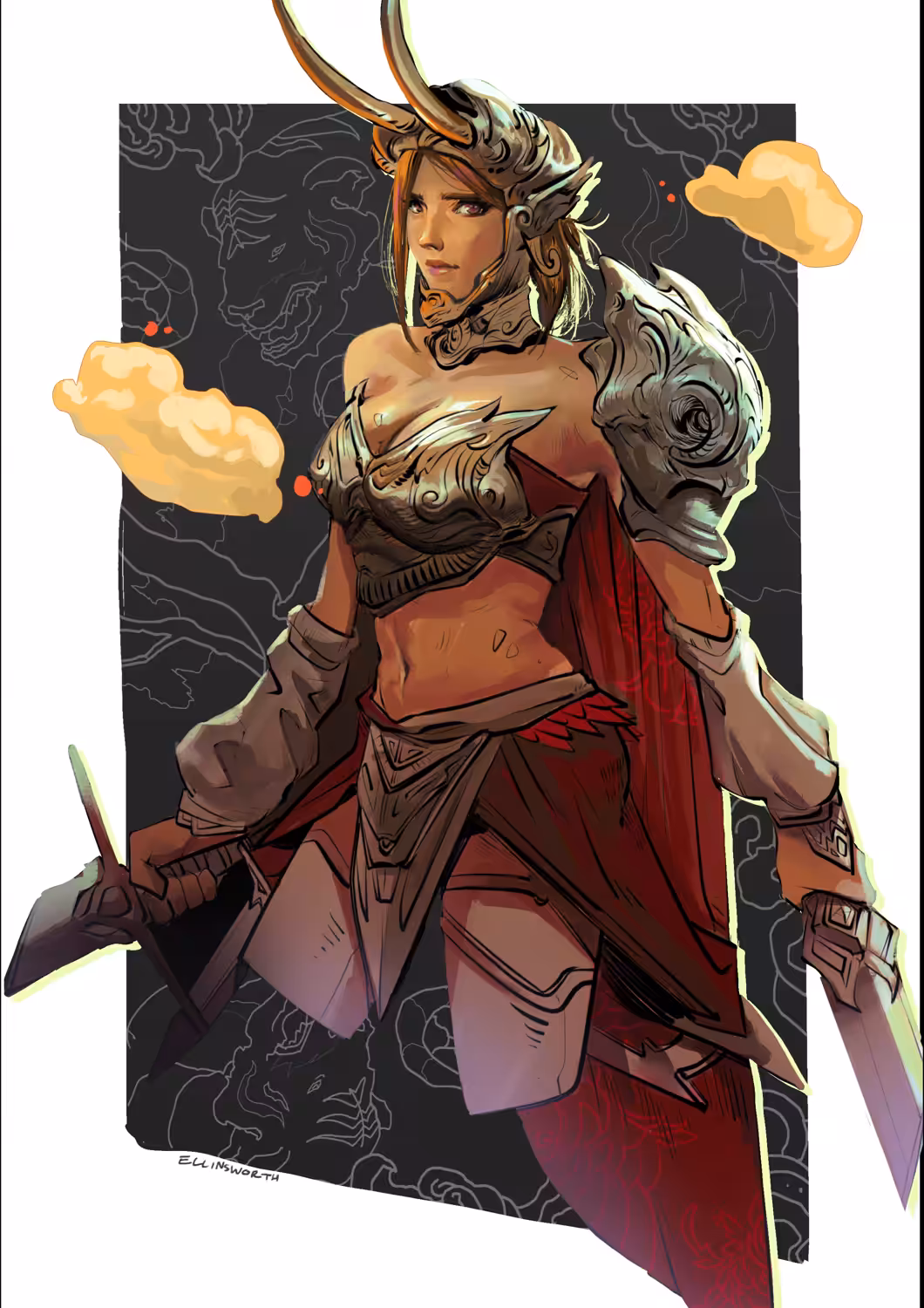 Knight in Red.