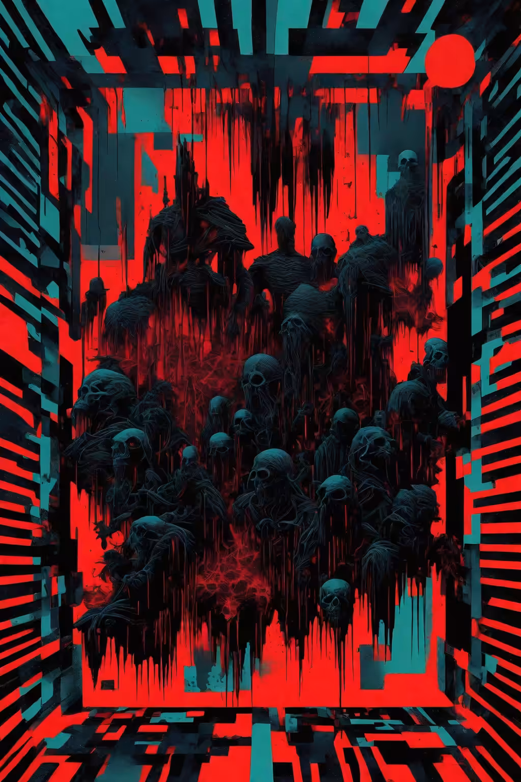 THE SKY WAS OF THE COLOUR OF A DEAD TELEVISION