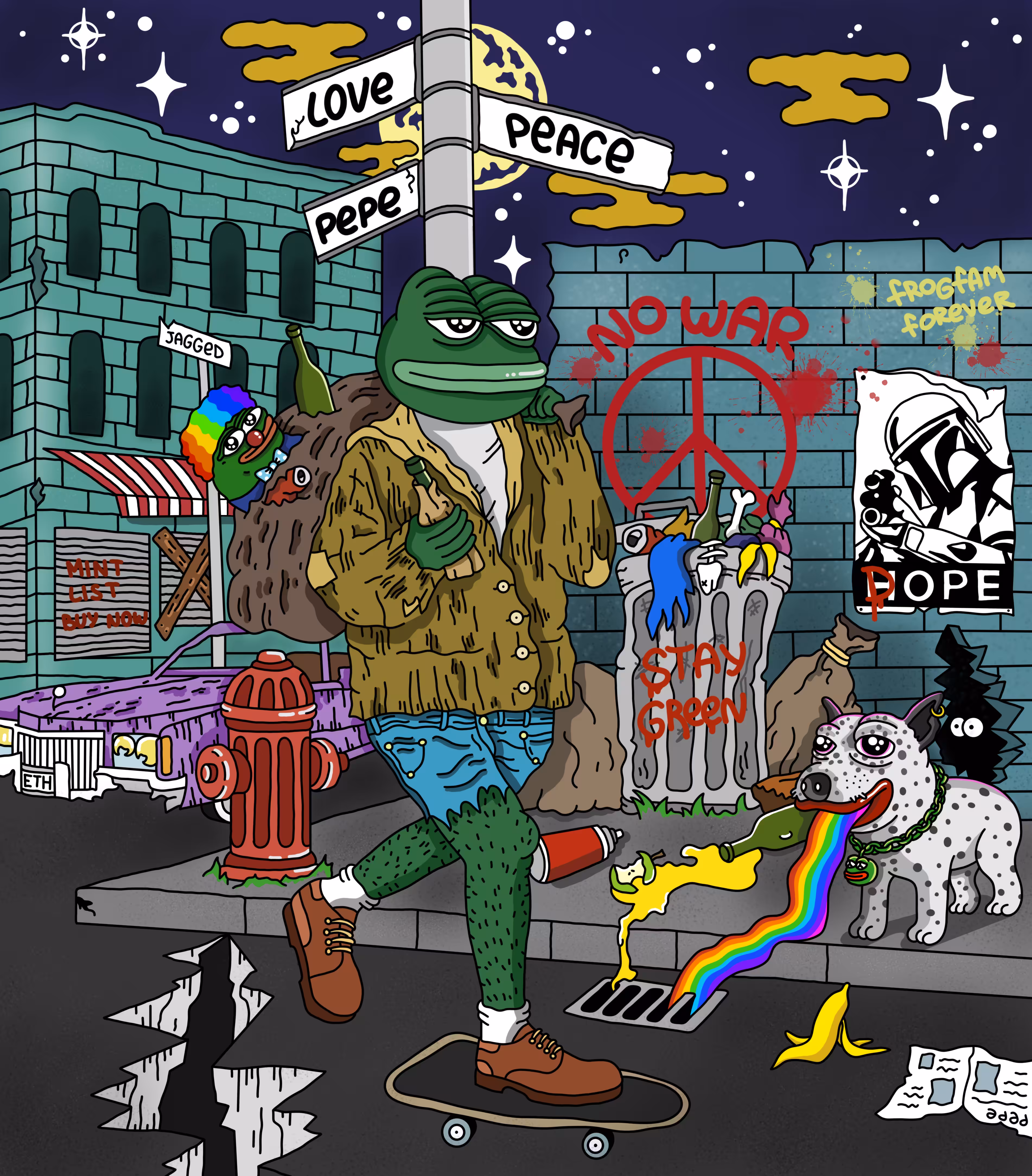 Chilling Pepe
