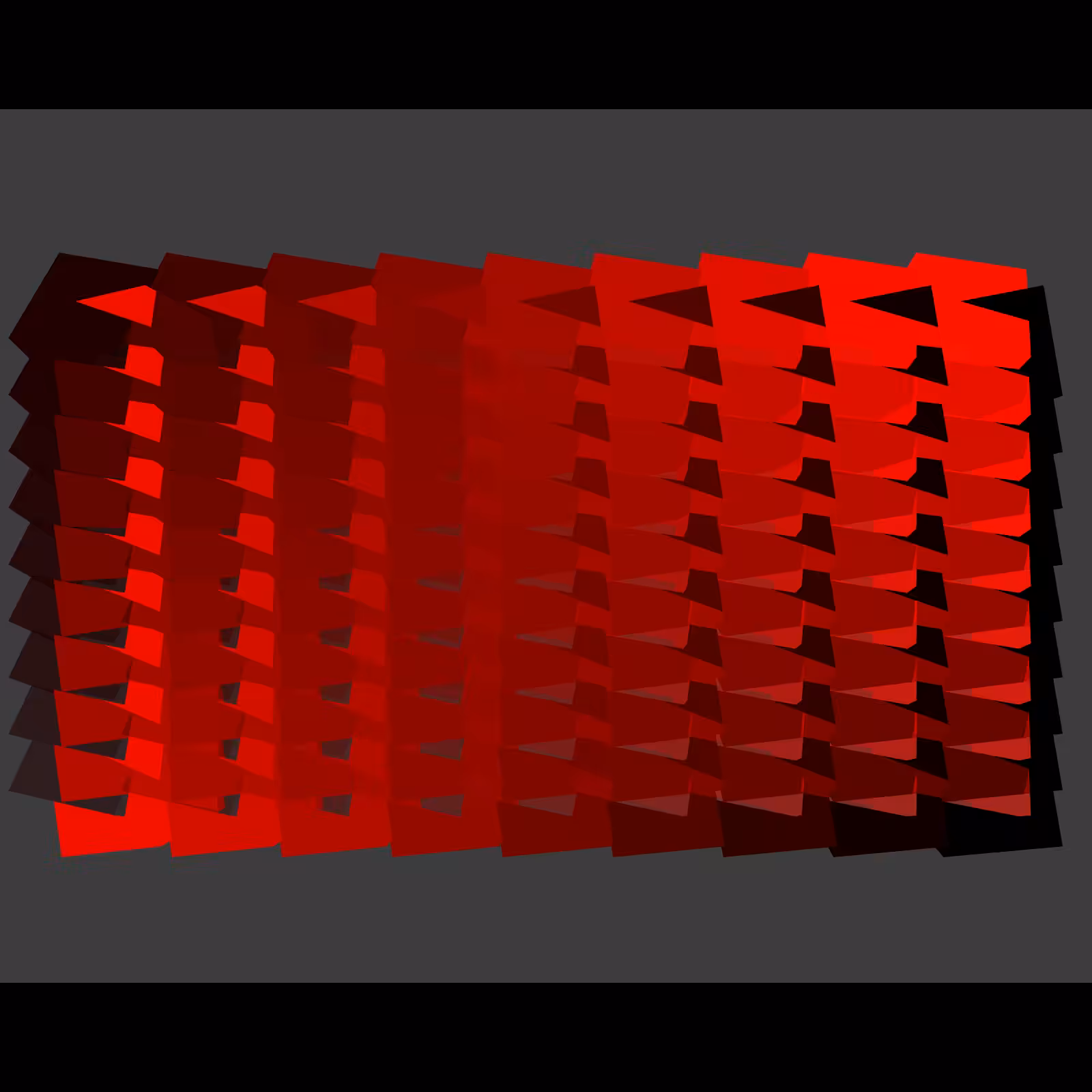 Red Kinetic Art #3
