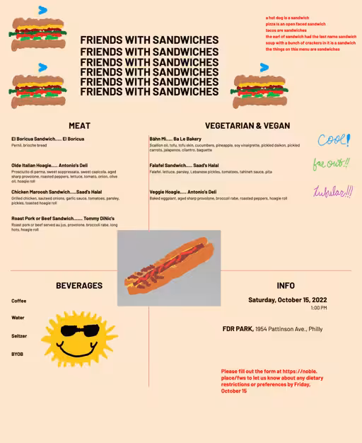 Friends With Sandwiches