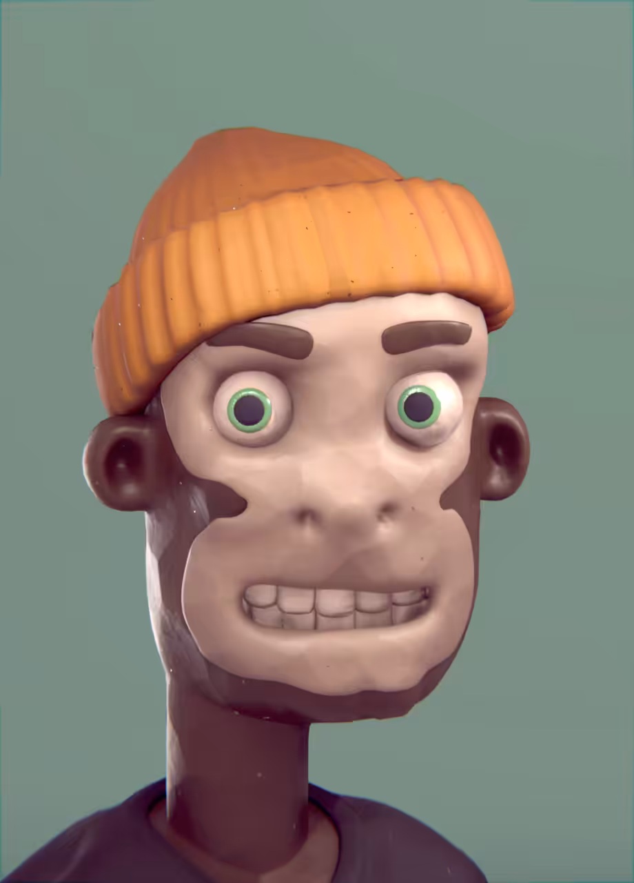 Crypto dude #006 - Monkey