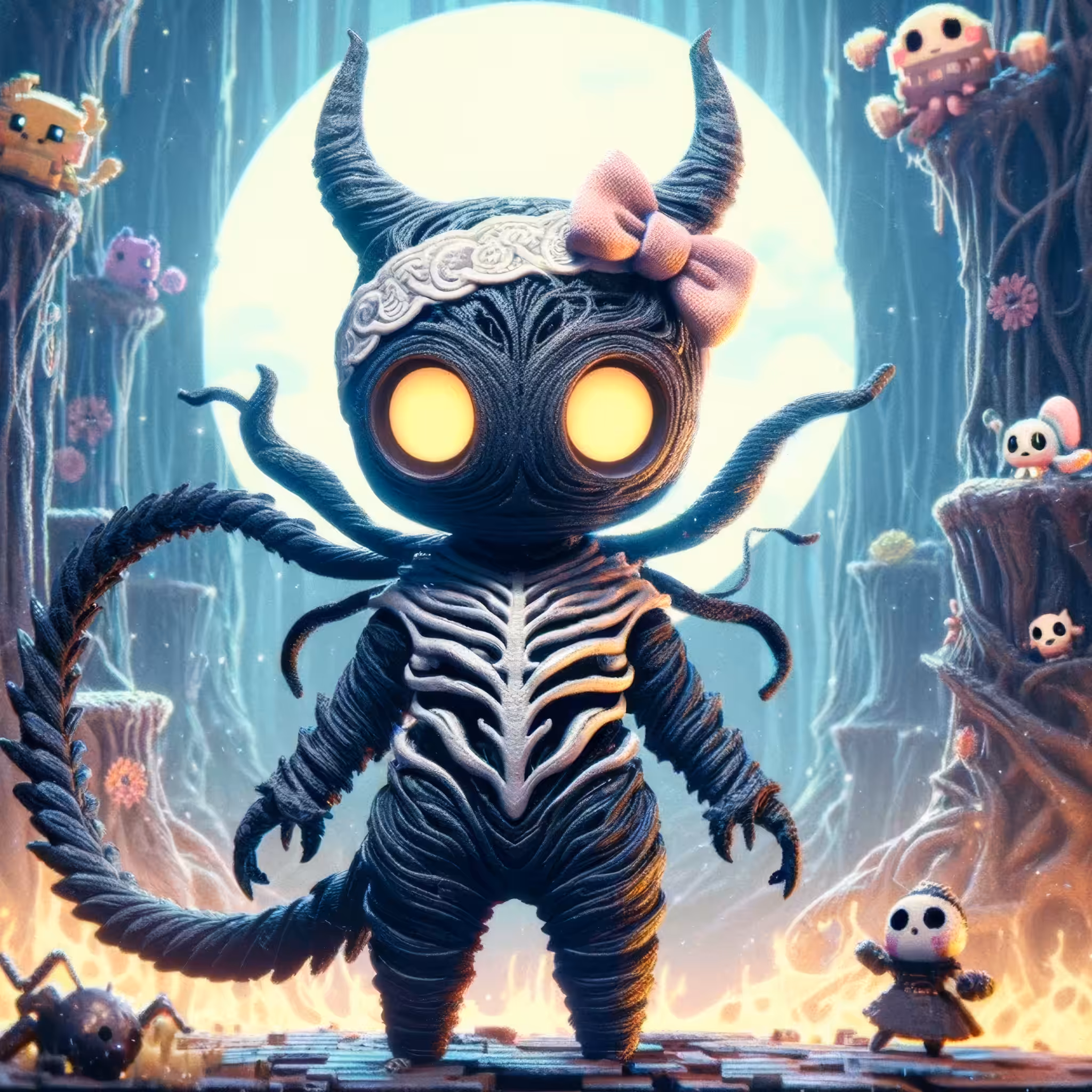 Luna the Enigmatic, Keeper of the Moonlit Thicket