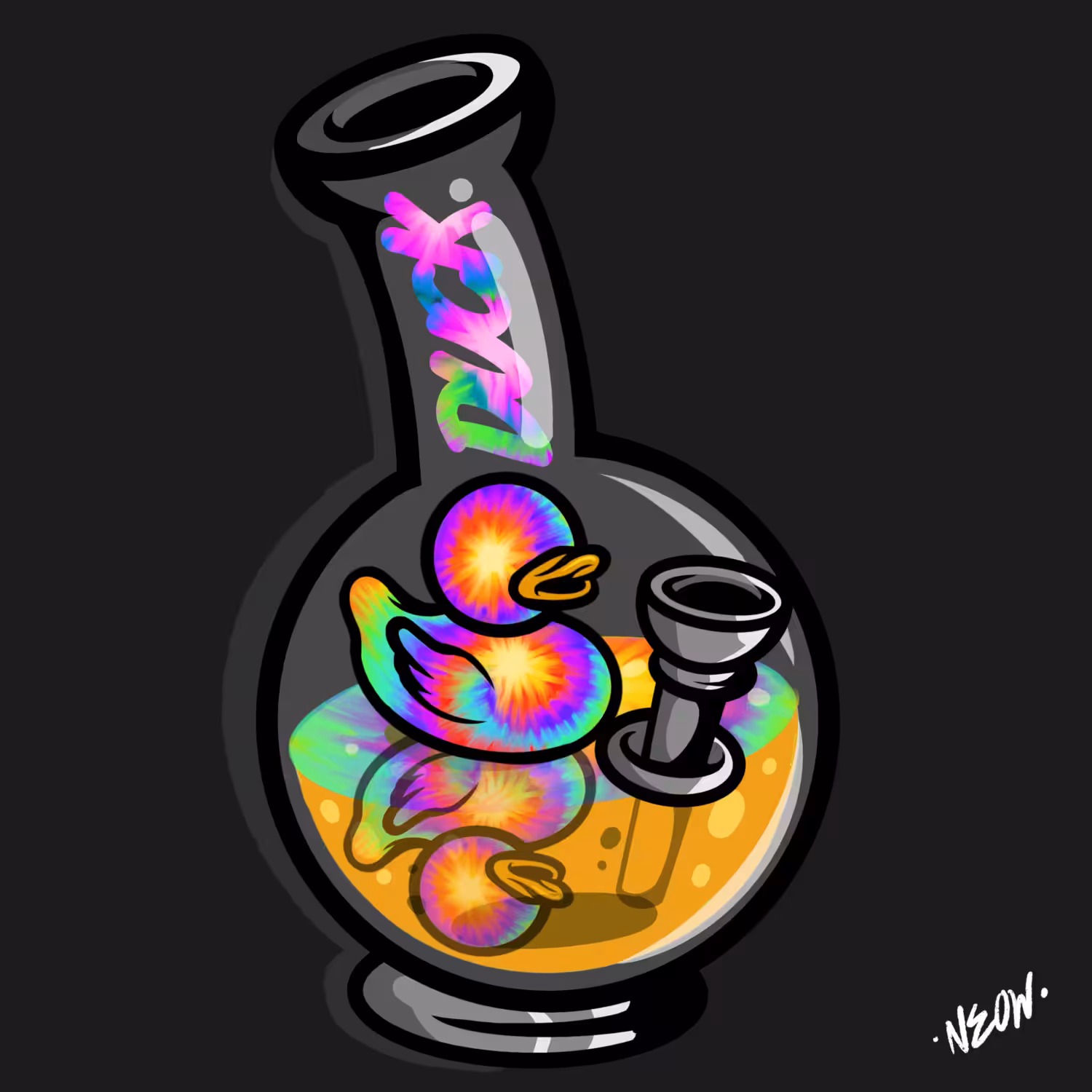 MR.DUCK IN DA BONG: MR.DUCK - Tie Dye