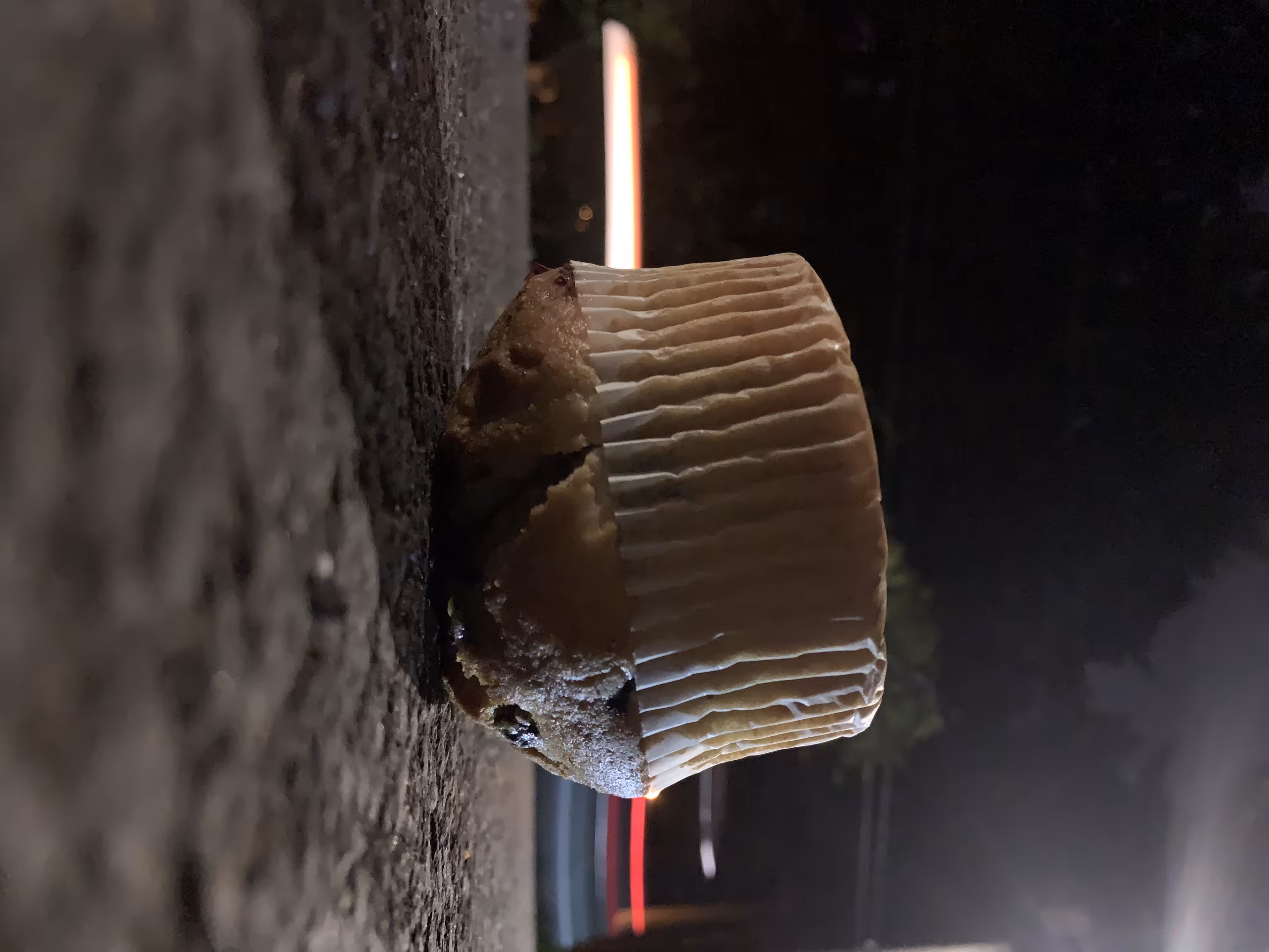 Muffin top side down 