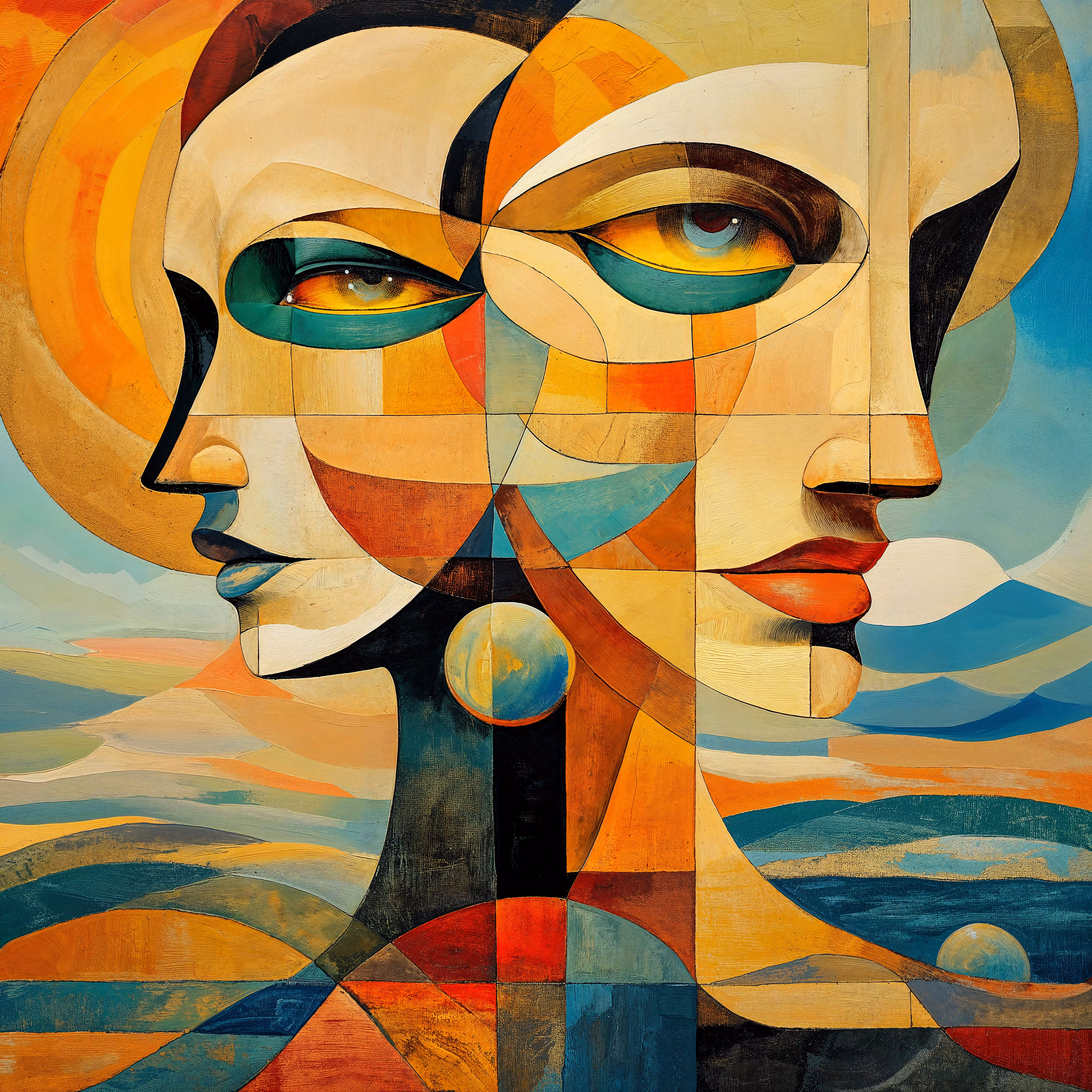 Abstract Cubist-Surrealist #5