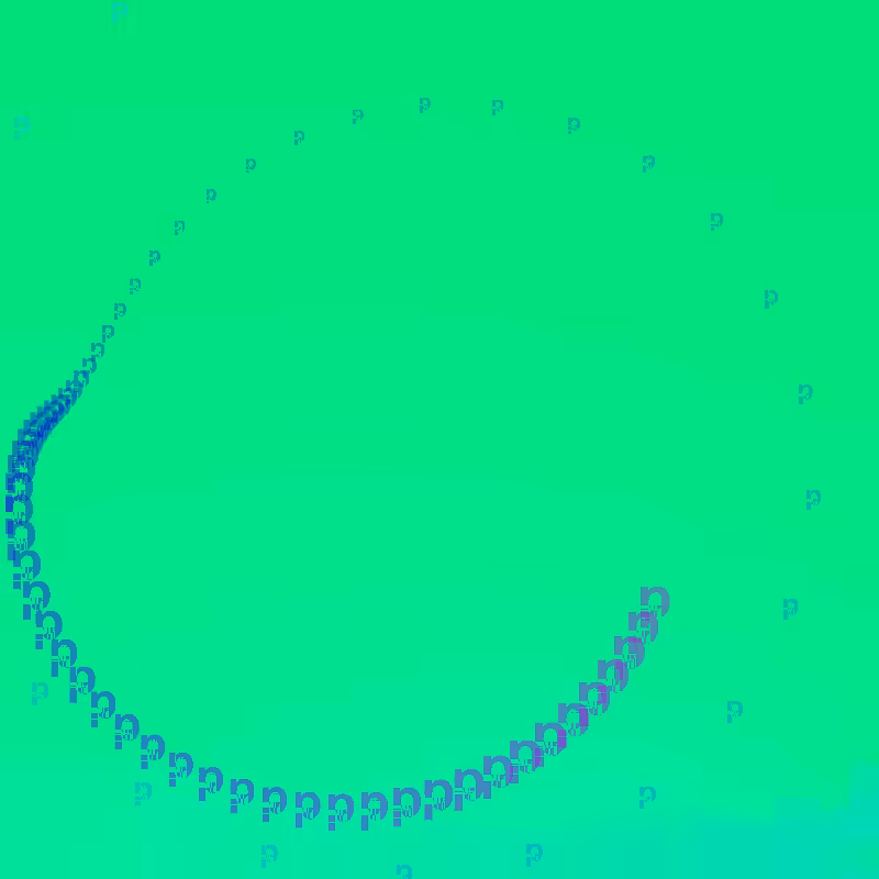 Letters Rainbow #13