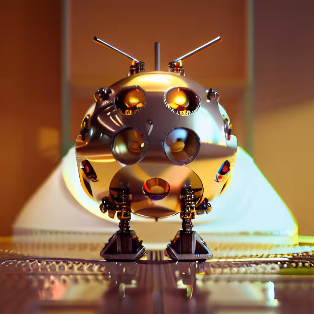 Golden Robotic Apples #63