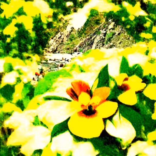 Mountainside Floral Garden #01