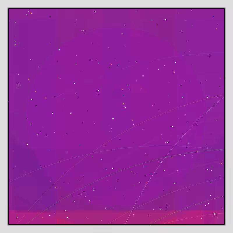 Color Field Starry B #138