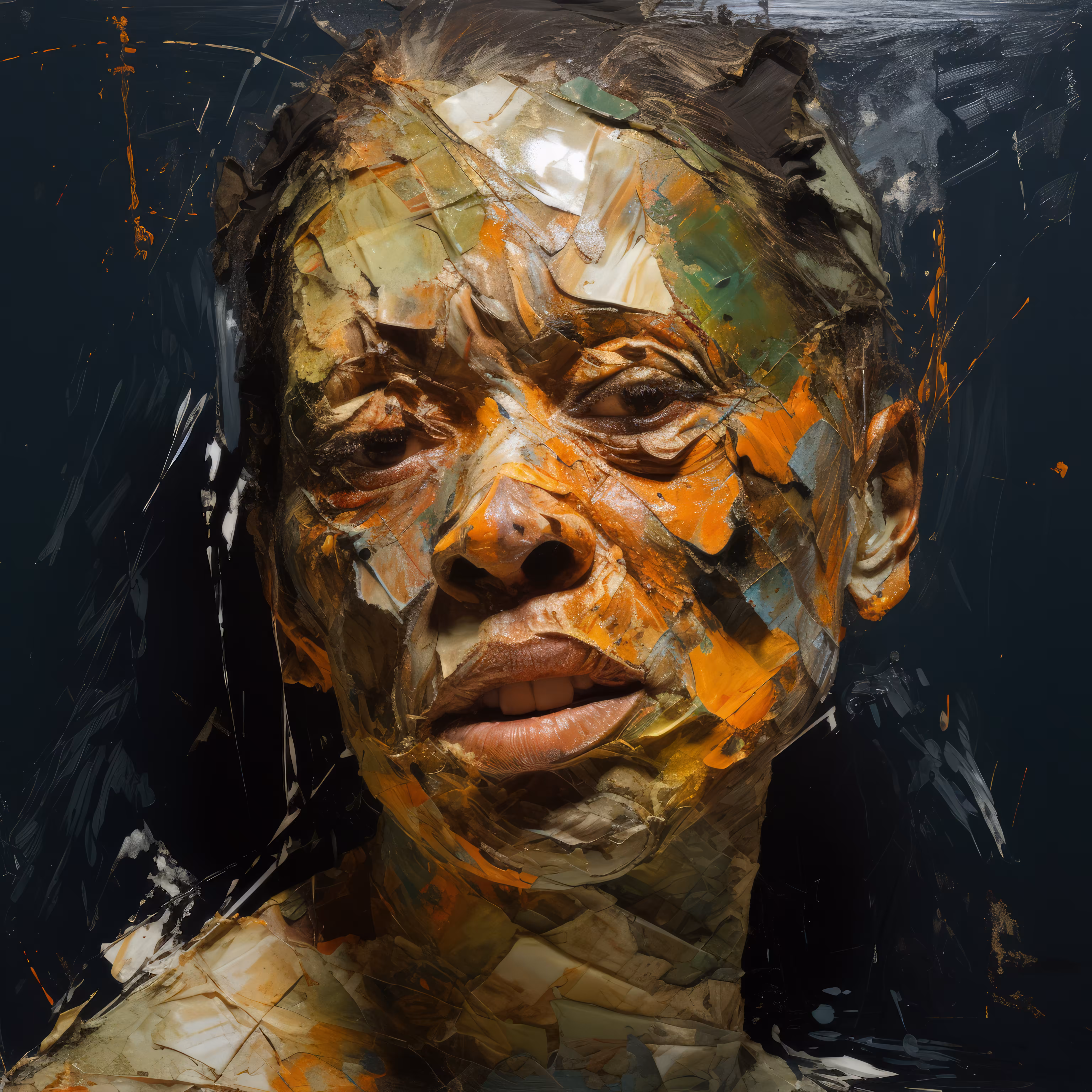 Painted Heads: #19