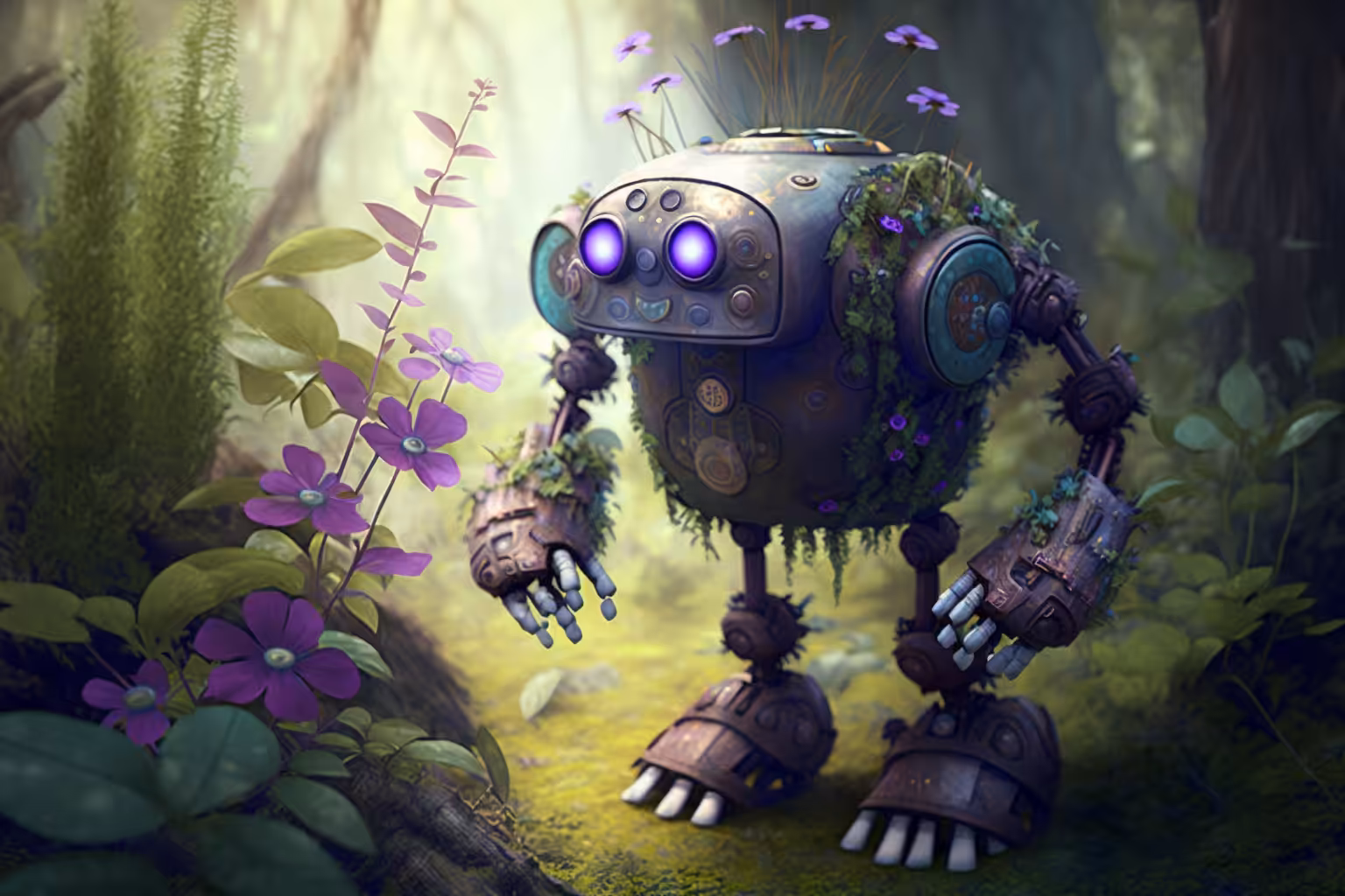 Robot in nature