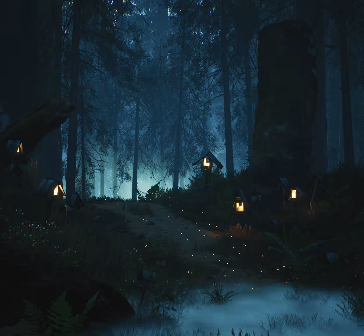 A path in the Forest Of A Thousand Shadows - Another Way Collectibles #002 (06/20)