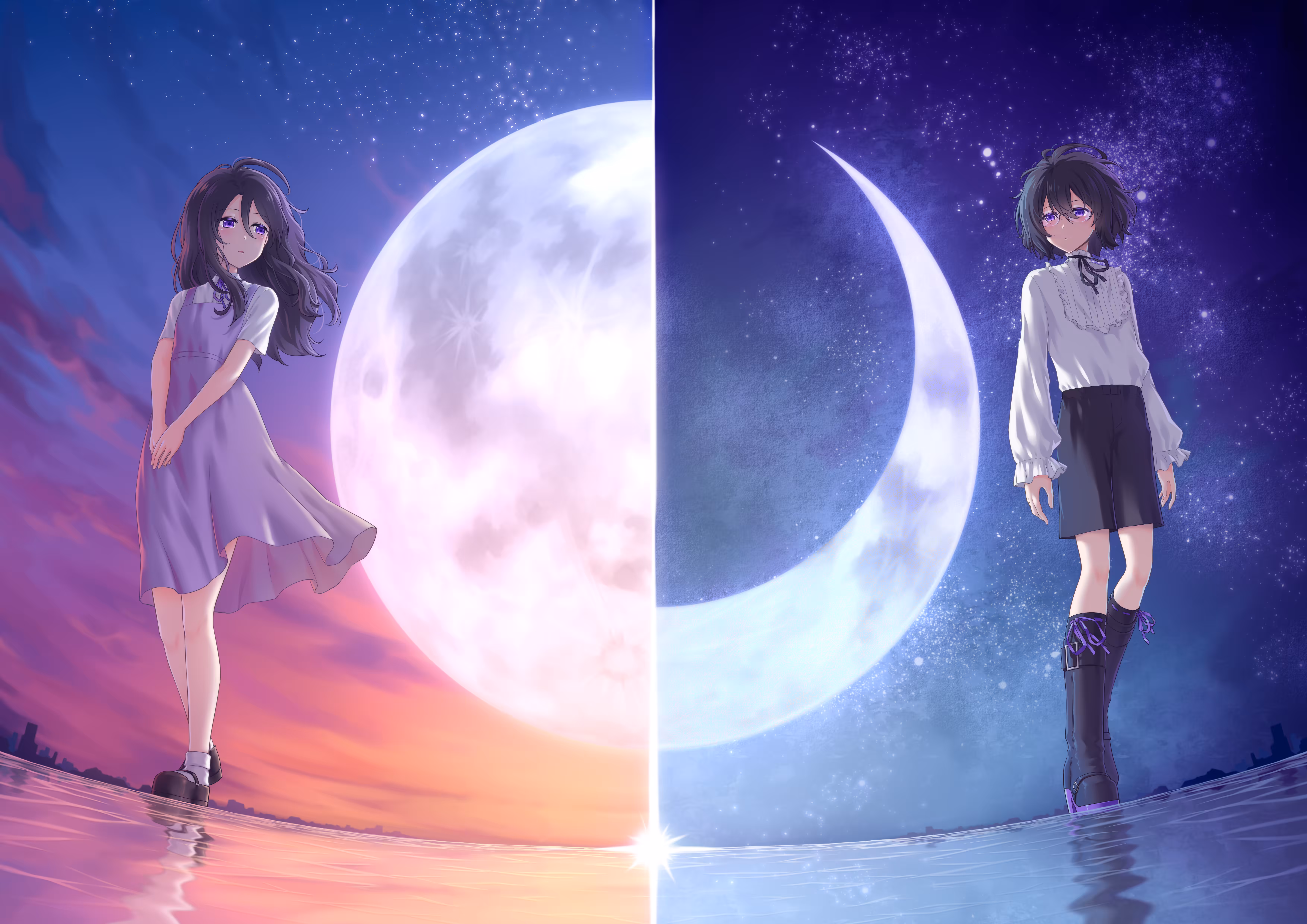 Reflection - Moon Crescent