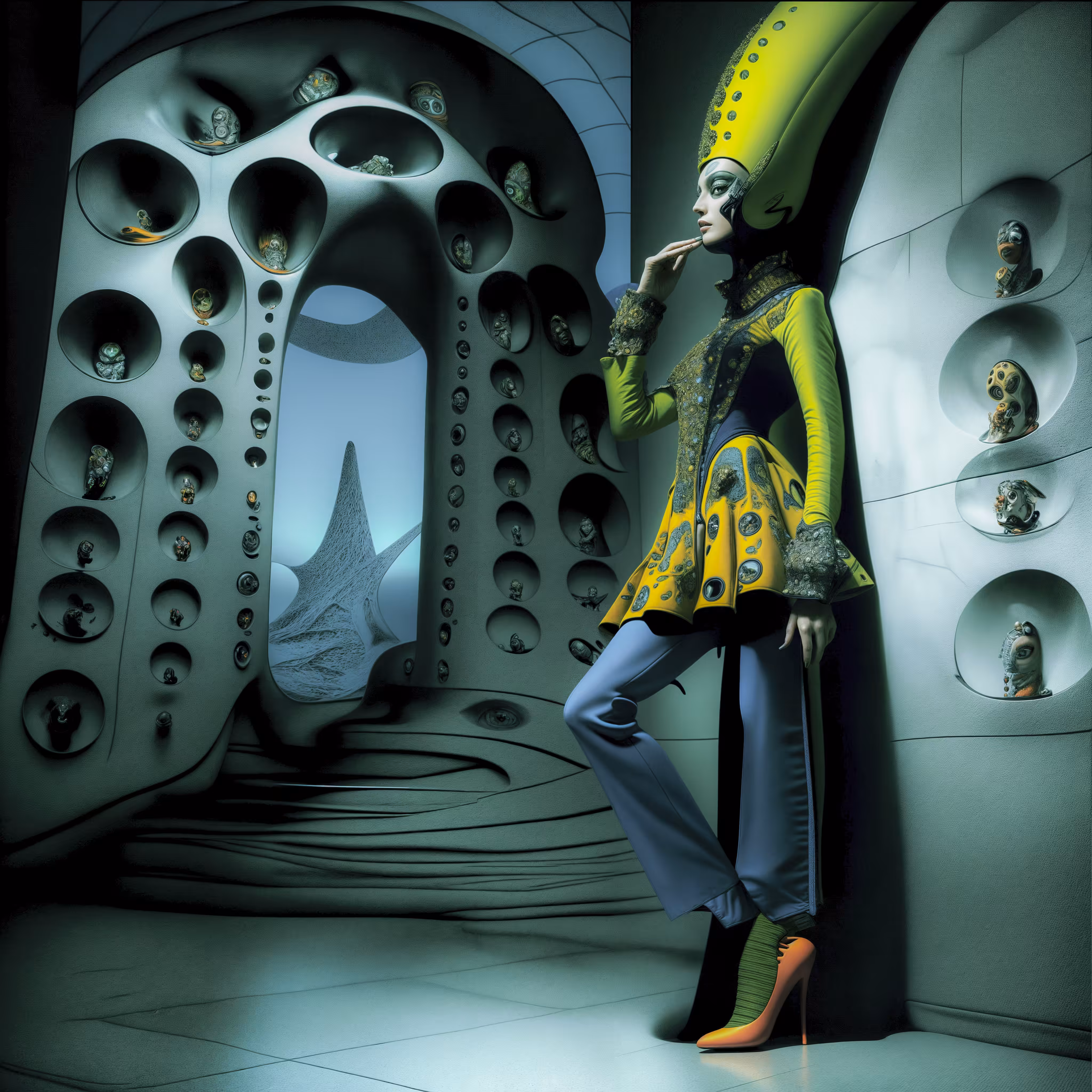 The Creator of Homunculus Square Poster
