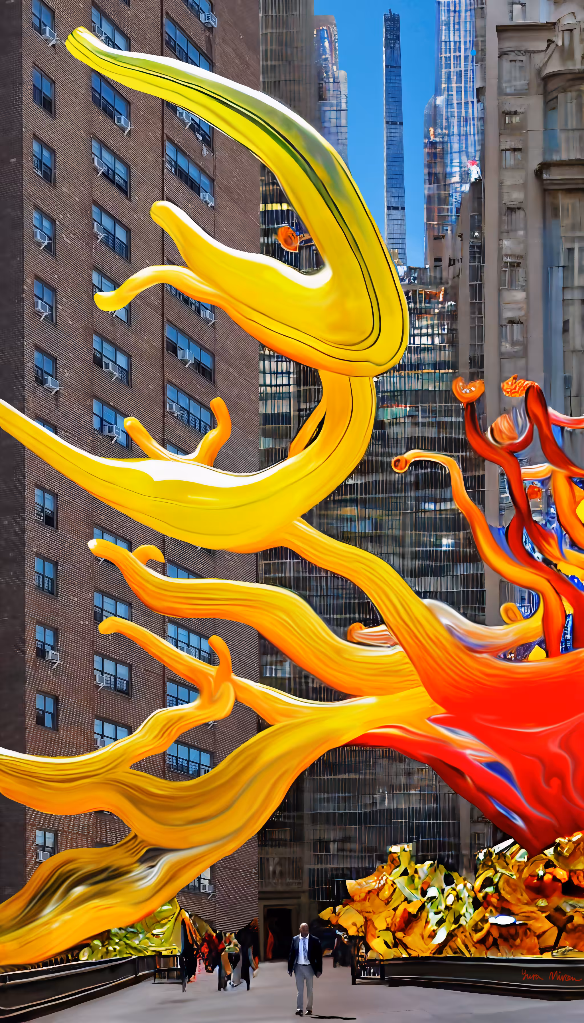 NYC Glass Art #6