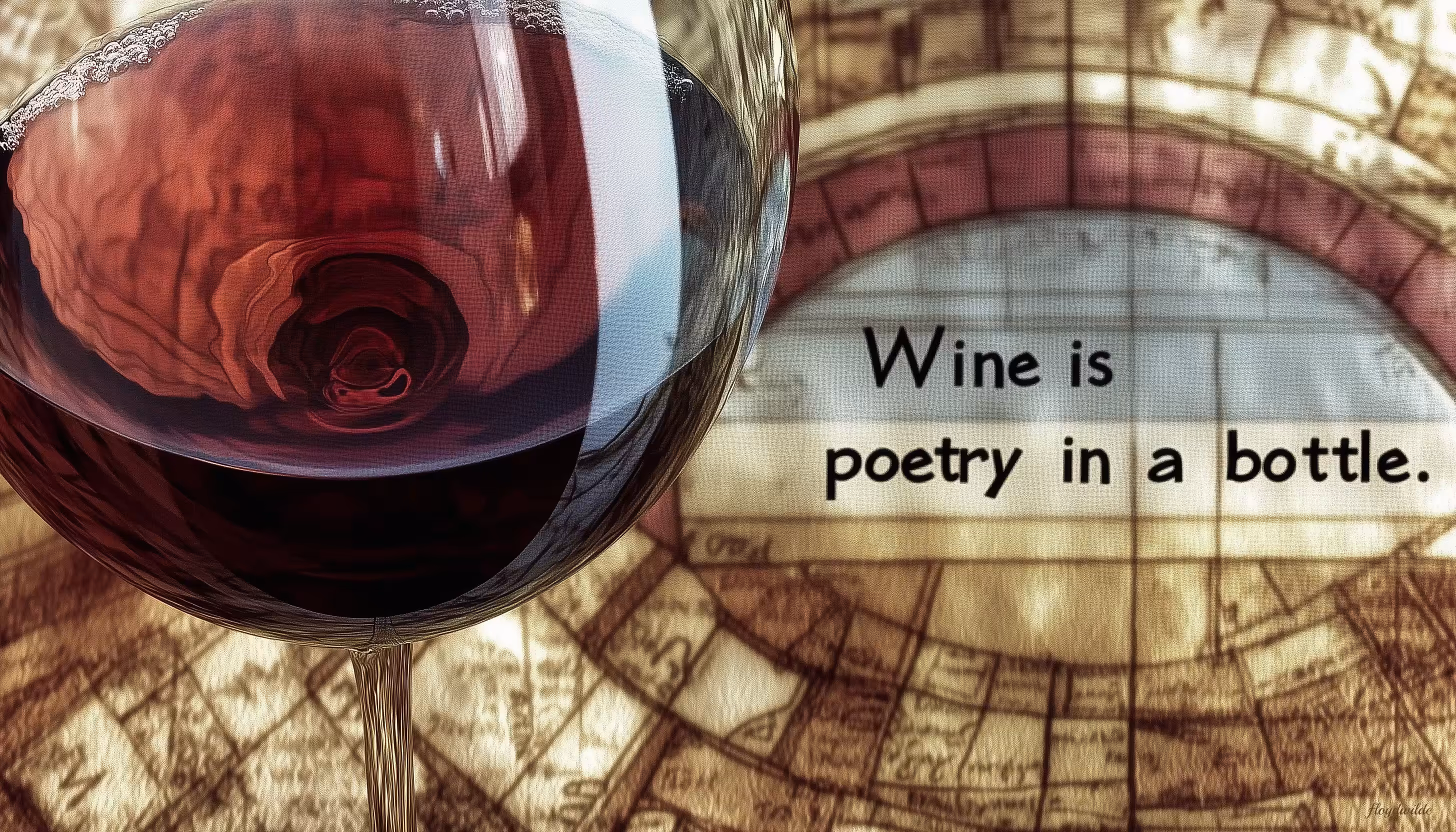 Wine is poetry in a bottle
