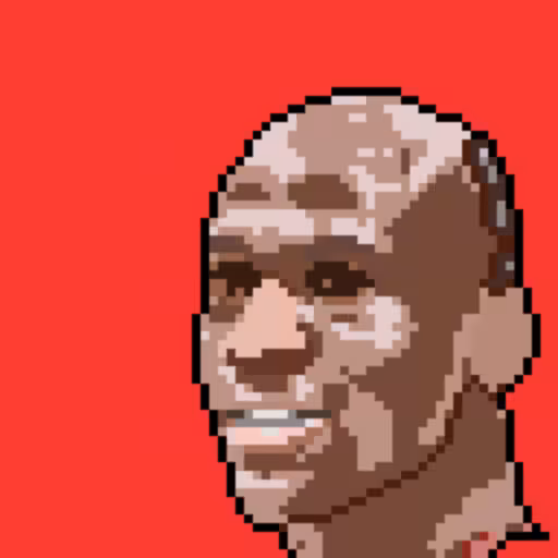 Artificial Intelligence Art AIA: PopMask #363 - Crypto Michael Jordan 1