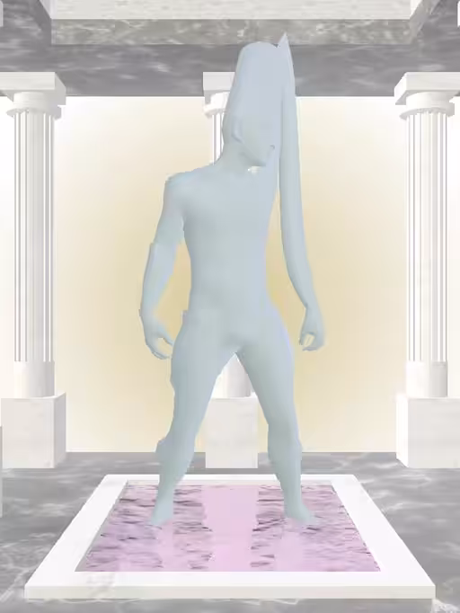 HeavenComputer: The Shooter Matte Pale Green Man #2948