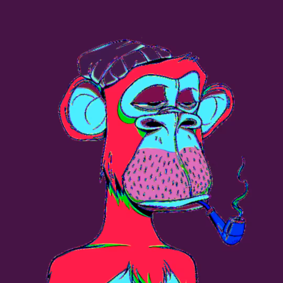 Bored Ape #9840 is Smoking Something! - #003 - by taylor.wtf