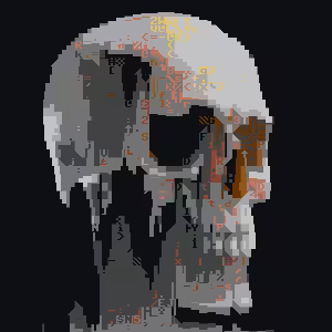 Glitched Skull #009