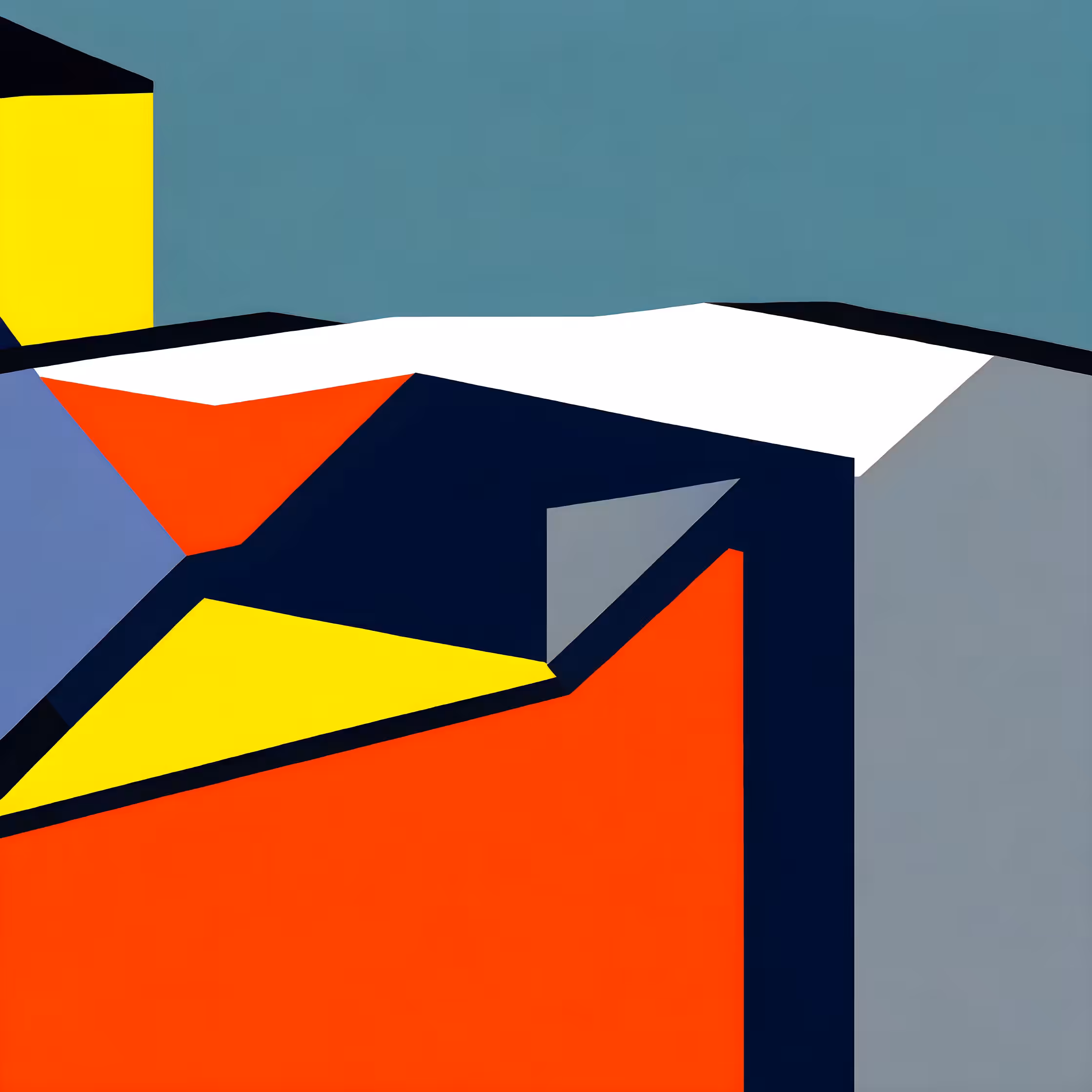AI Colour Studies: AI Colour Study 020