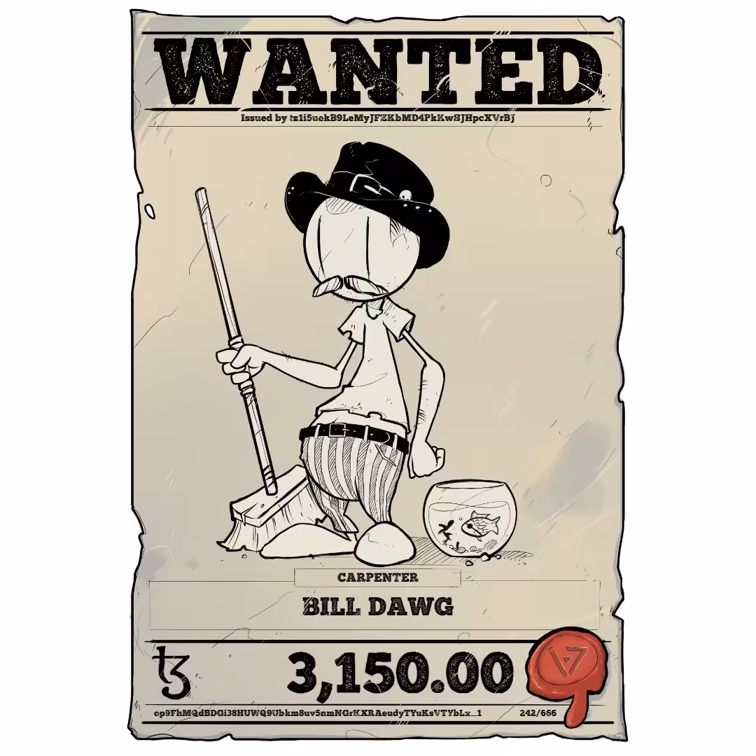 BILL DAWG | TEZOS PIRATE 242/666