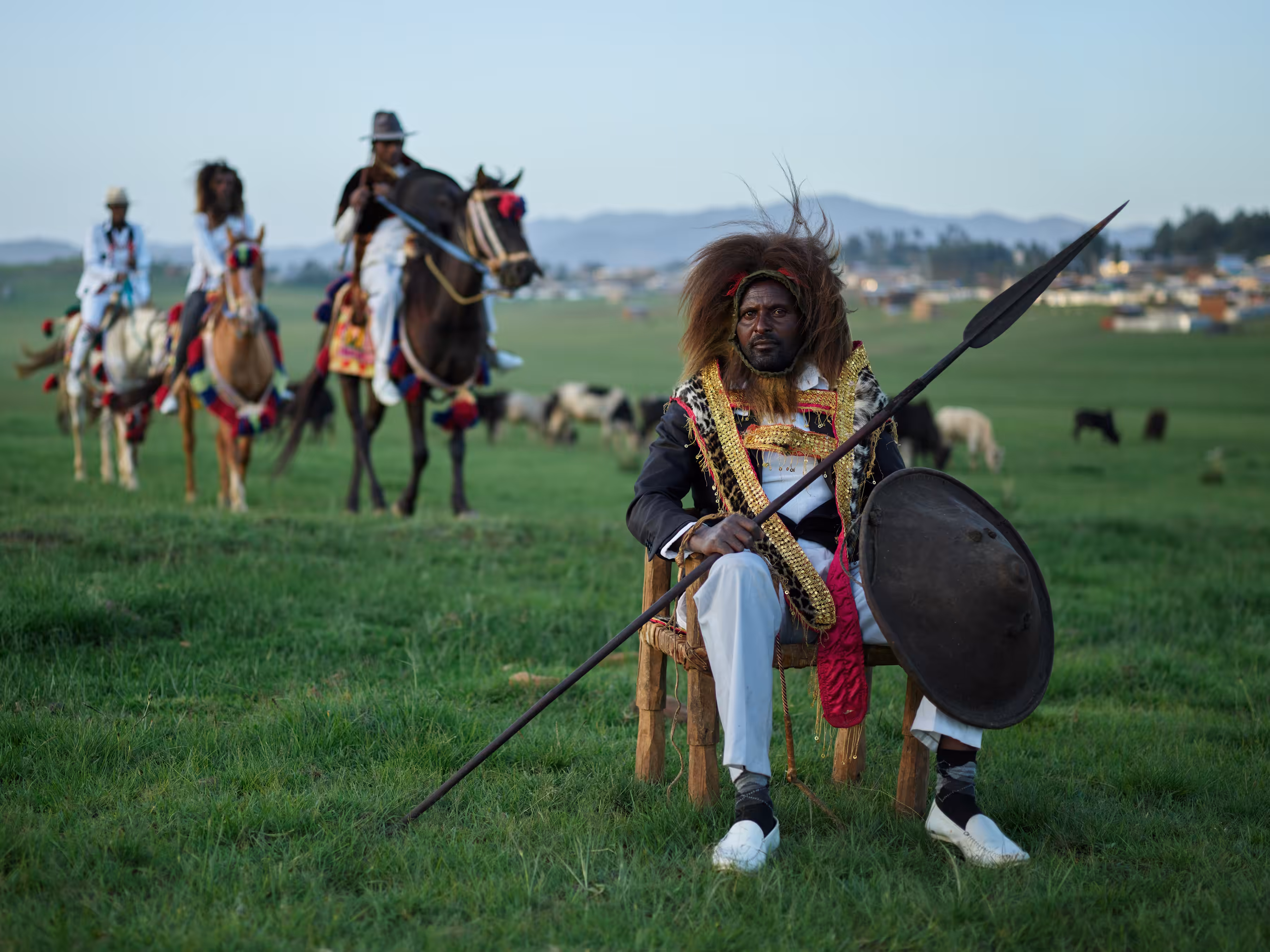 Ethiopia - Tura, a Horseman and Respected Elder
