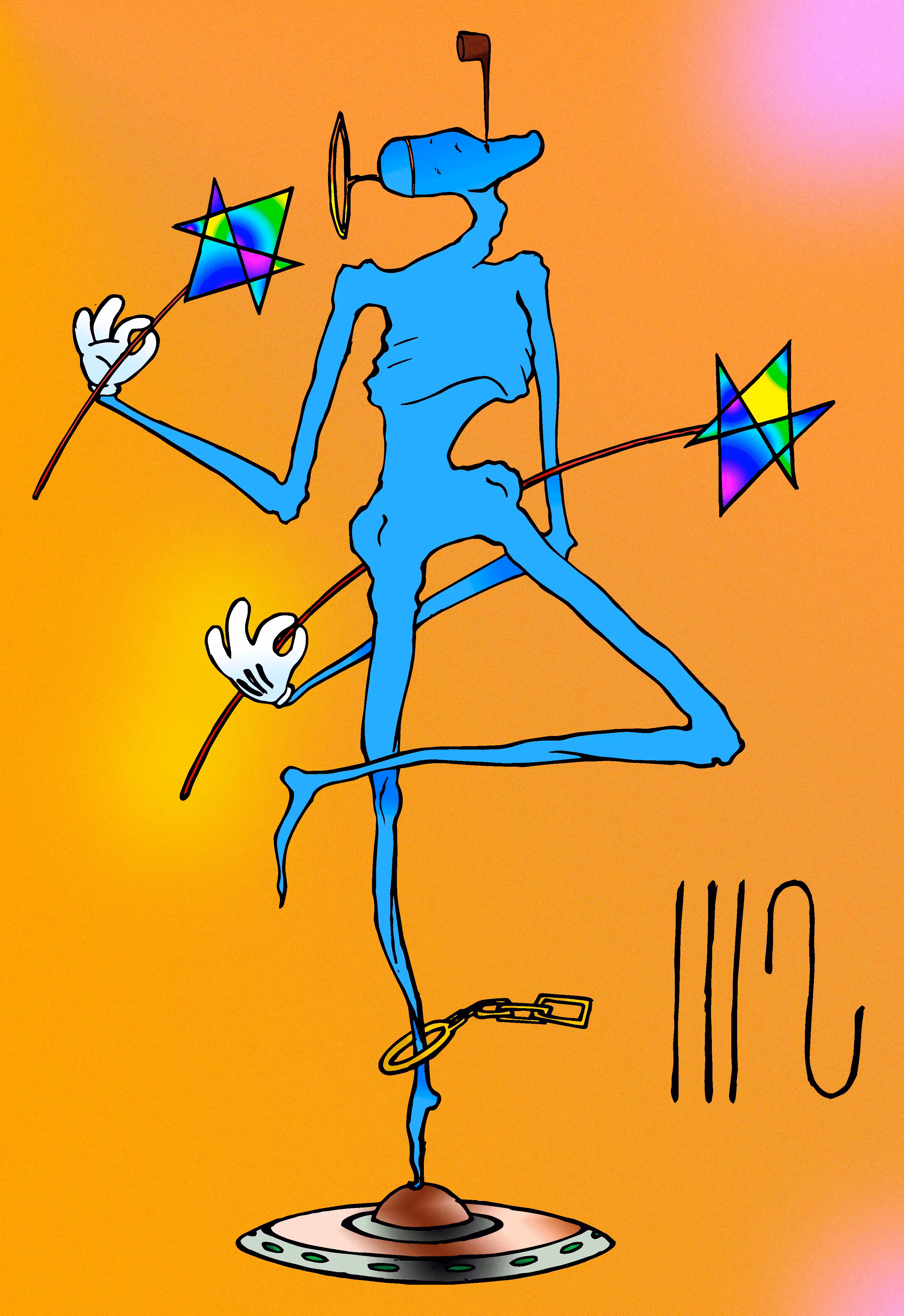 A Strange Cosmic Dancer